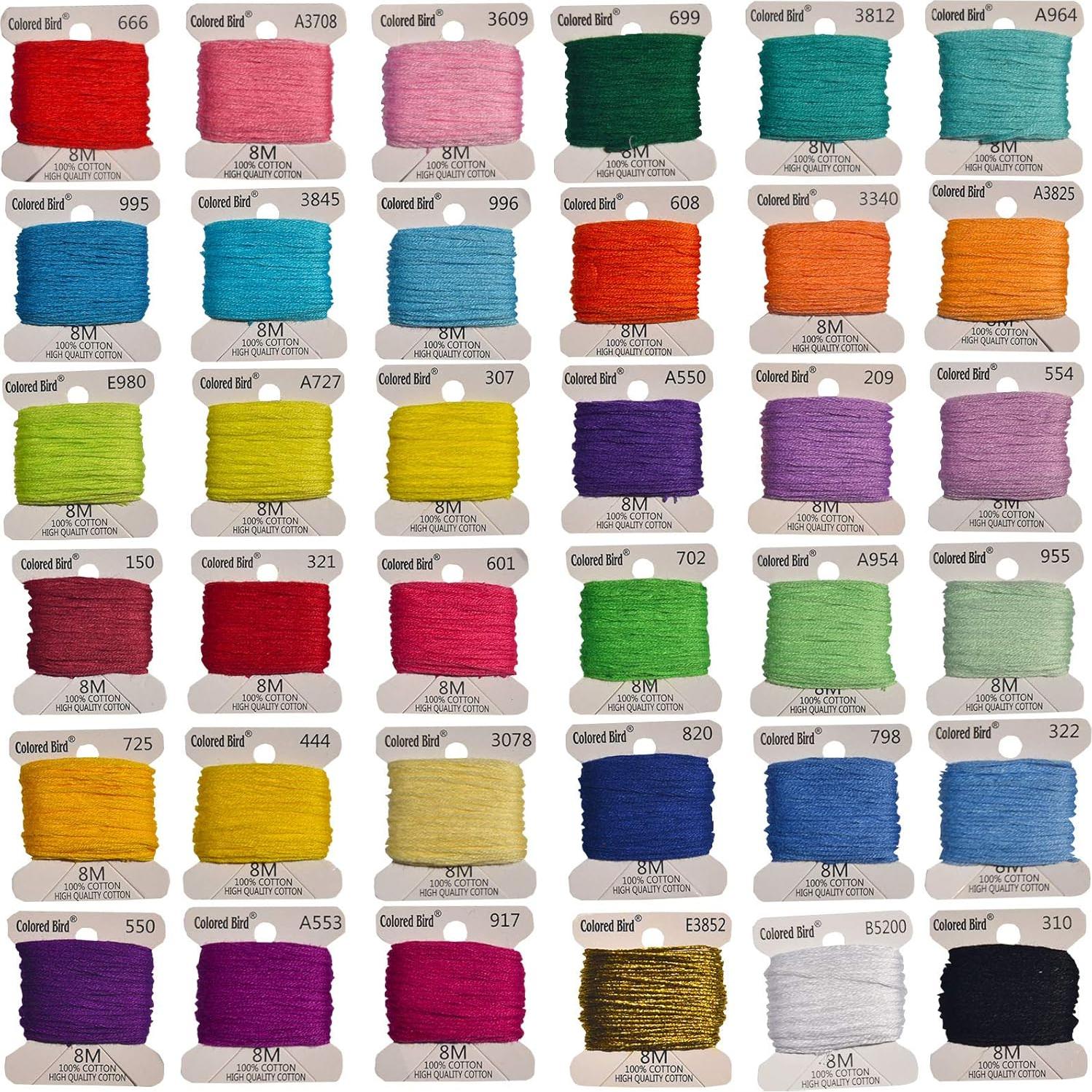 Kit de Pulseras de Amistad QCZKB - 36 Colores Hilo Algodón