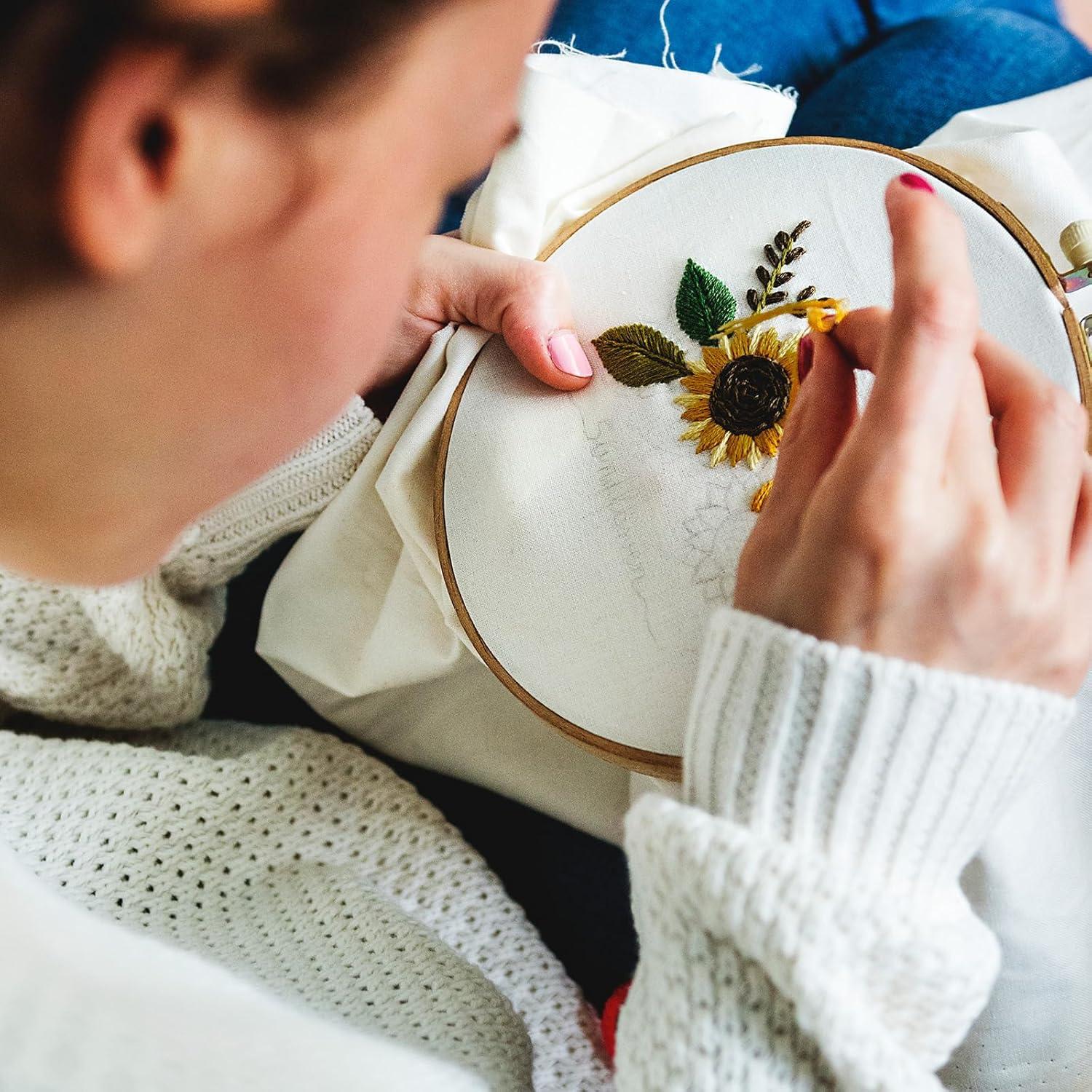 8 Madejas Hilo de Bordado Gris Alrhso 6 Cabos 64m DIY