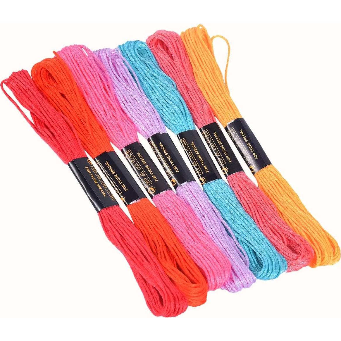 Hilo de Bordar OBTANIM 150 Madejas Algodón Poliester 8m