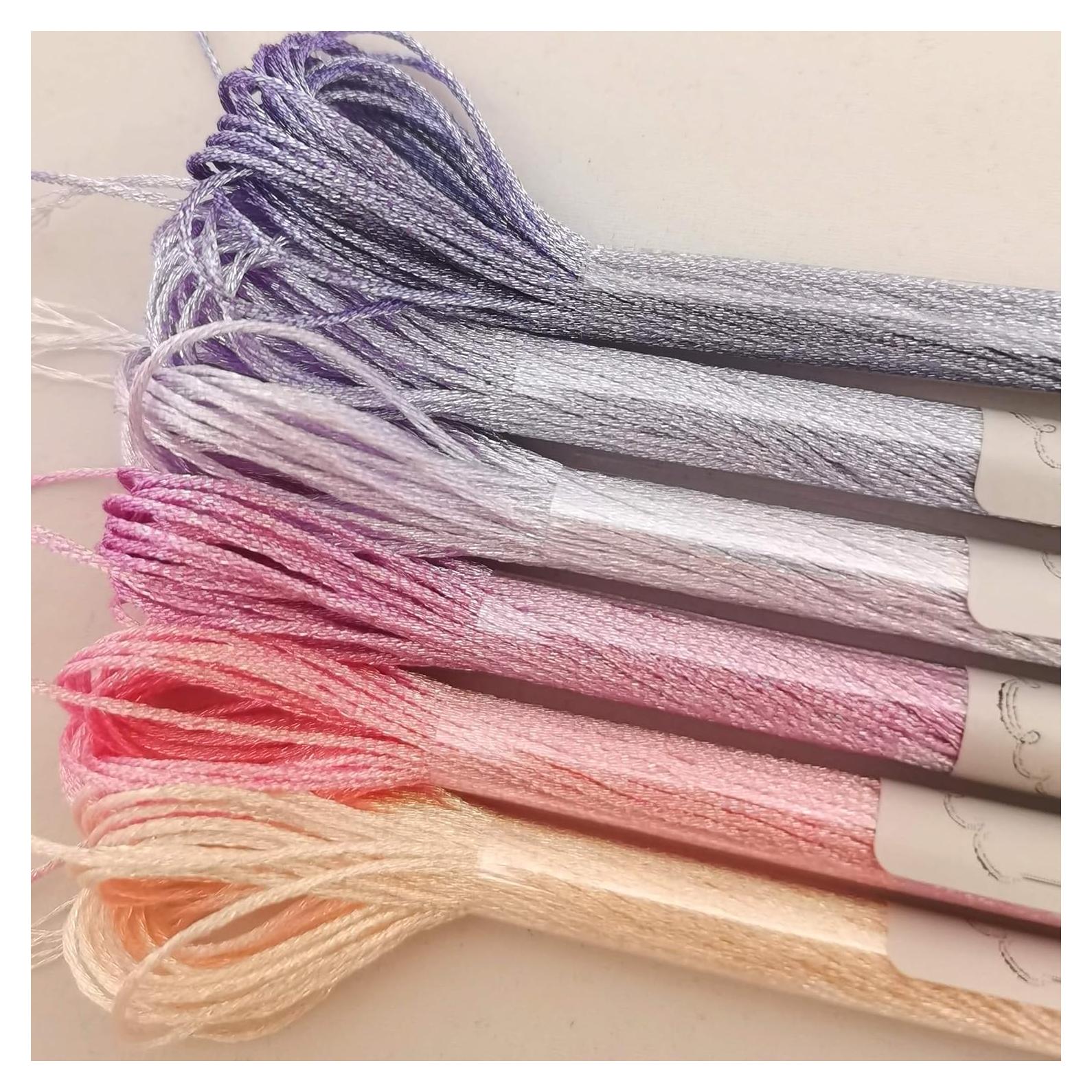 Hilo de Bordado Metálico KCS 6 Hebras 800 cm Color 9