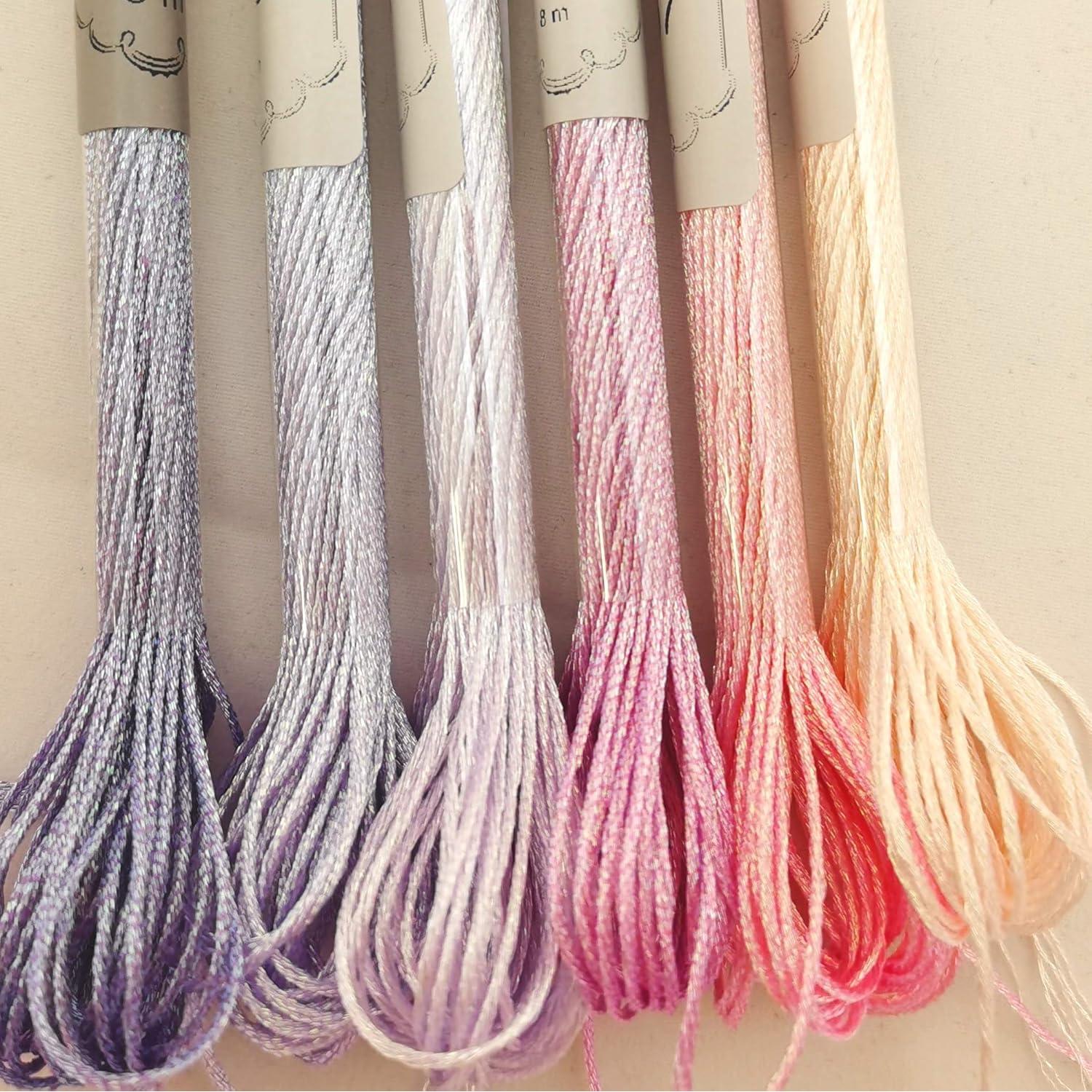 Hilo de Bordado Metálico KCS 6 Hebras 800 cm Color 9