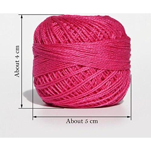 Conjunto de Hilos de Crochet LE PAON 100% Algodón 48 Colores