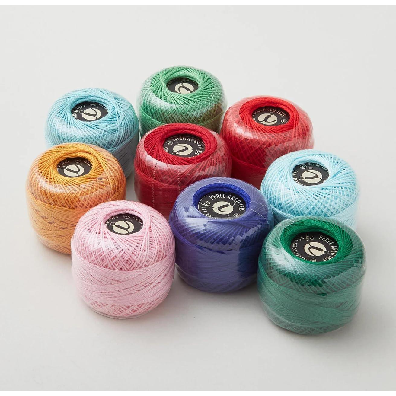 Hilos de Algodón Perle #8 Holly Jolly Missouri Star - 9 Bolas 10g