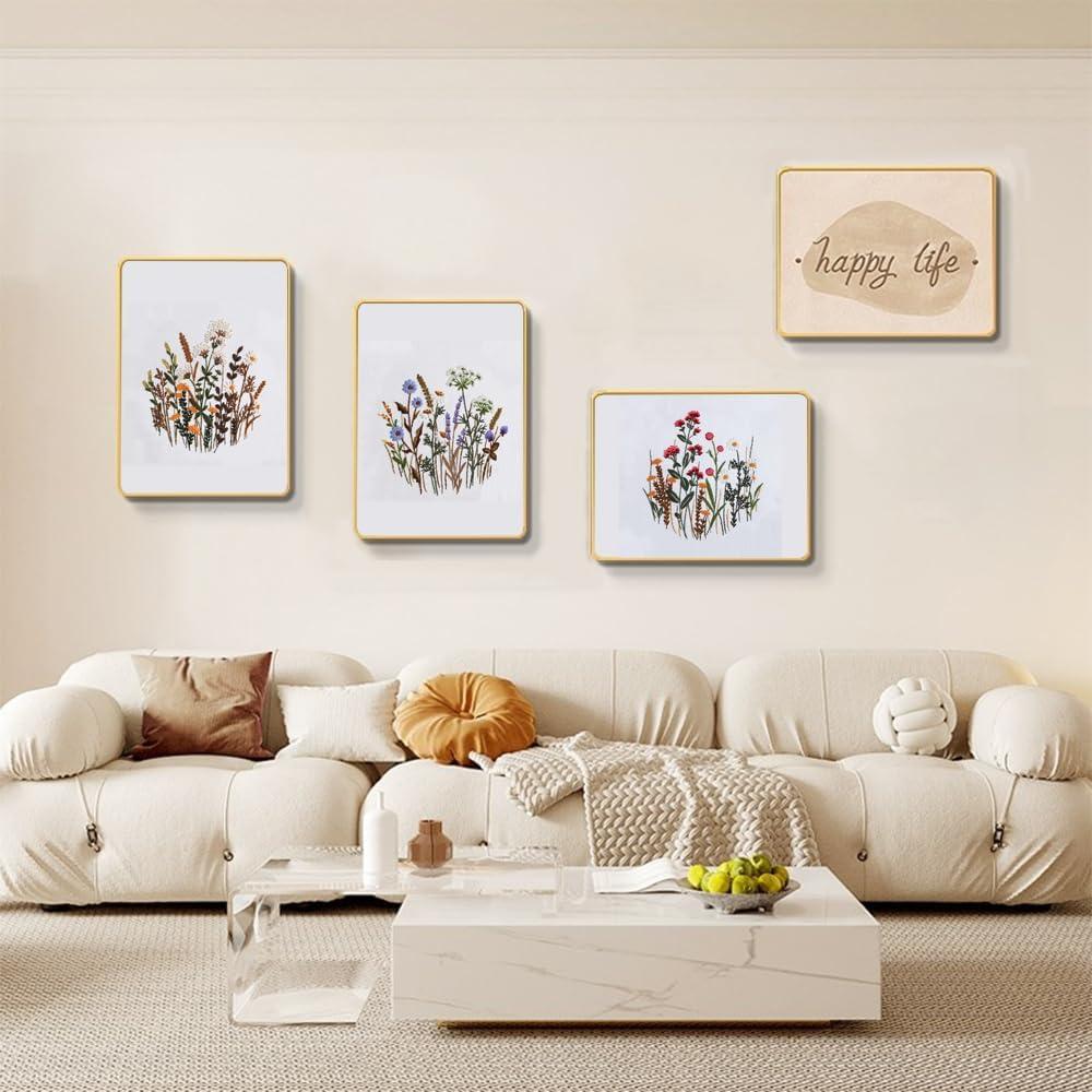 Kit de Bordado COCOMOX para Principiantes - 3 Telas Flores