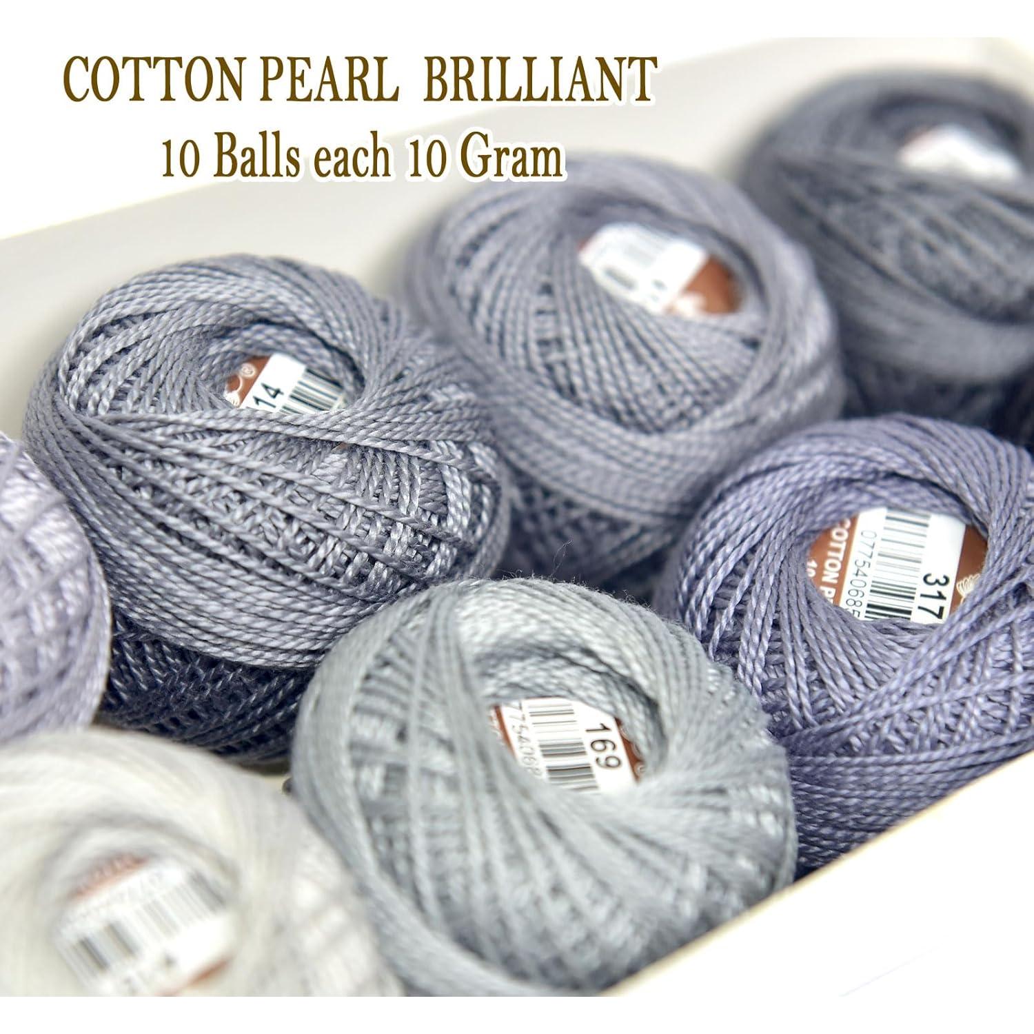 Hilo de Bordado Algodón Egipcio 10 Colores 10g Pájaro de Colores