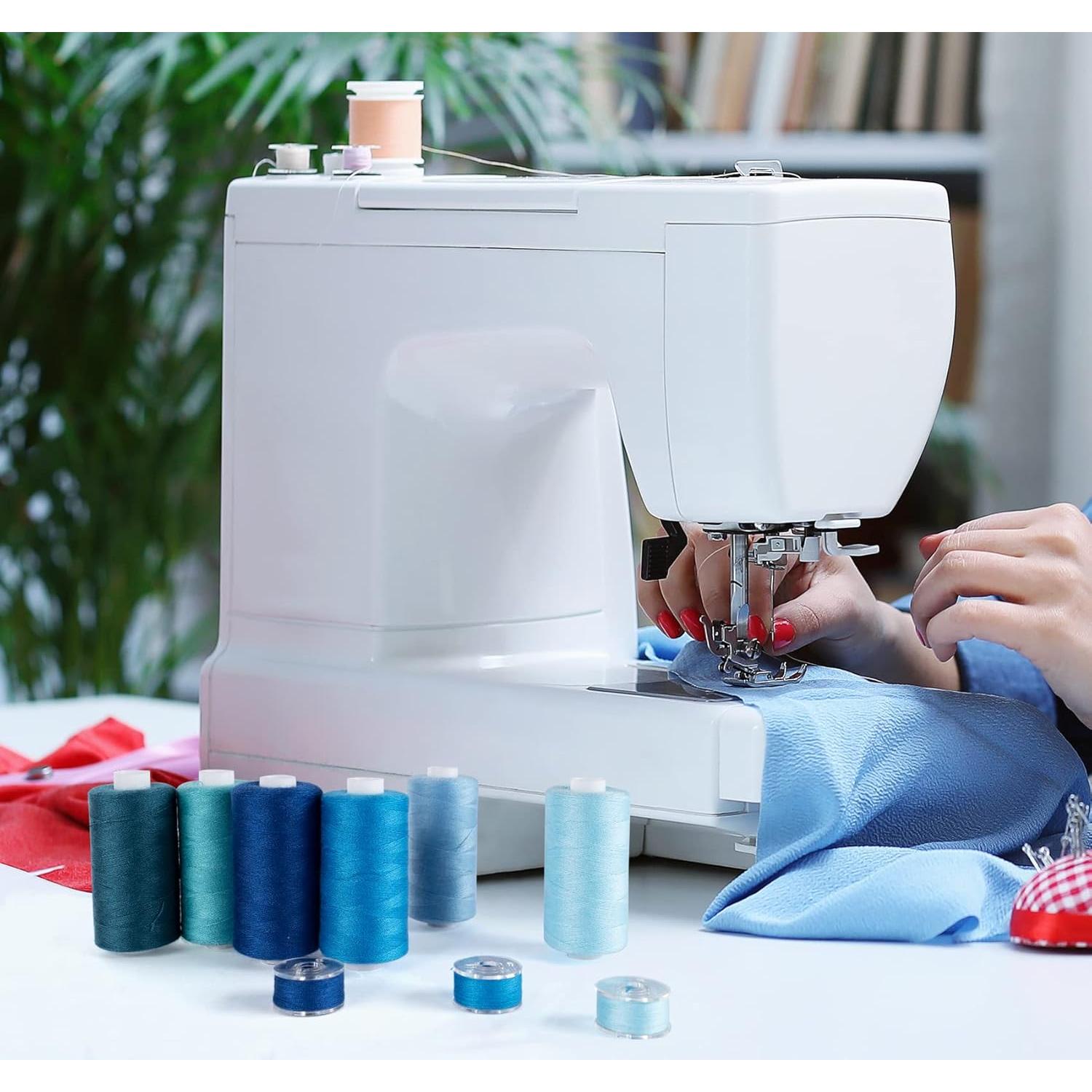 Kit de Hilo de Coser ilauke 72 Piezas 36 Colores 550 Metros