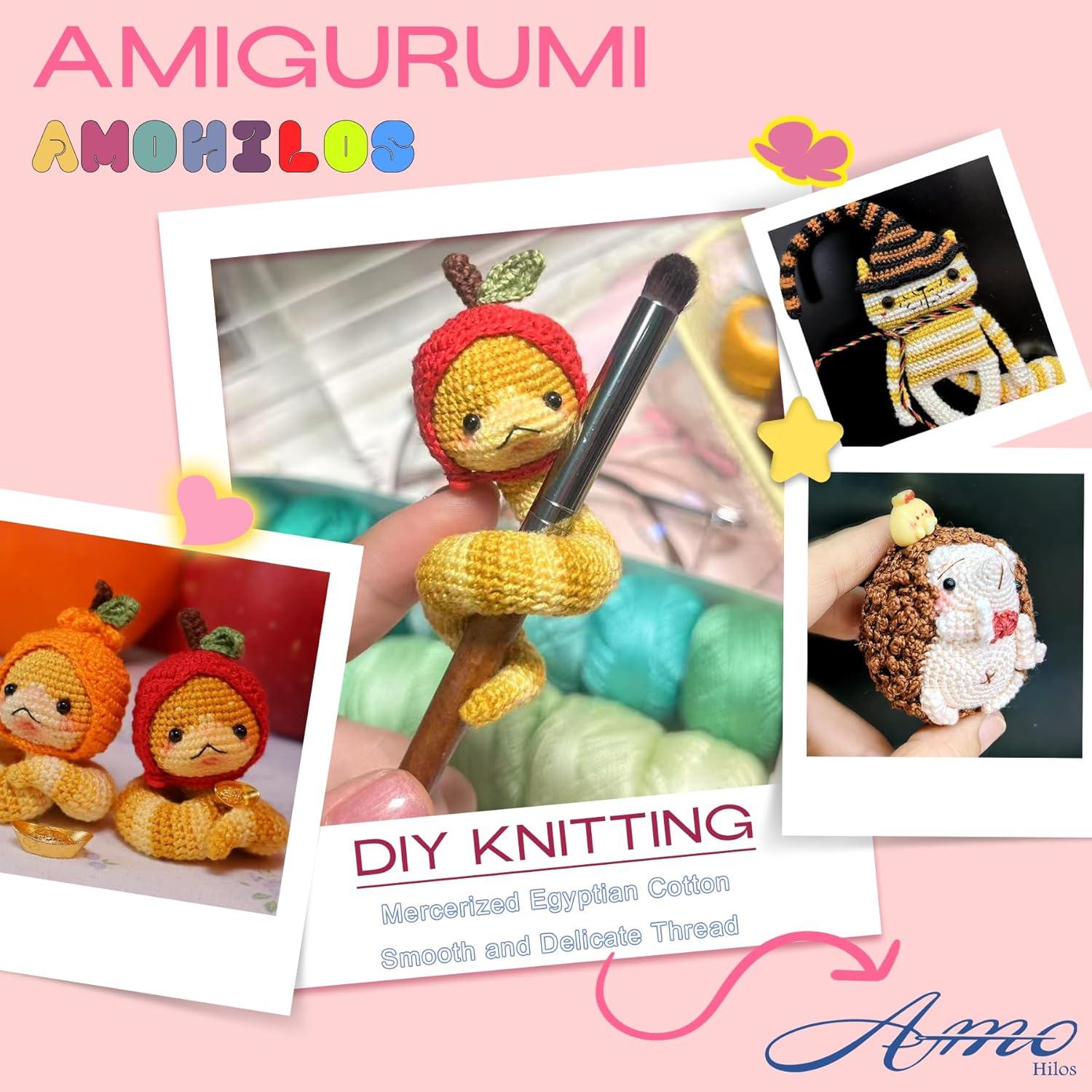 Hilo de Bordado Algodón Egipcio AMOHilos Tamaño 8 12 Colores