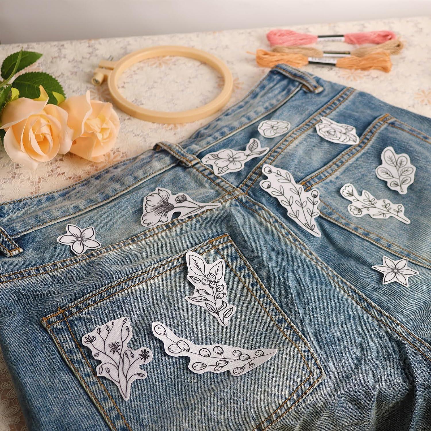 Patemby 50 Piezas Estabilizadores de Bordado Solubles en Agua