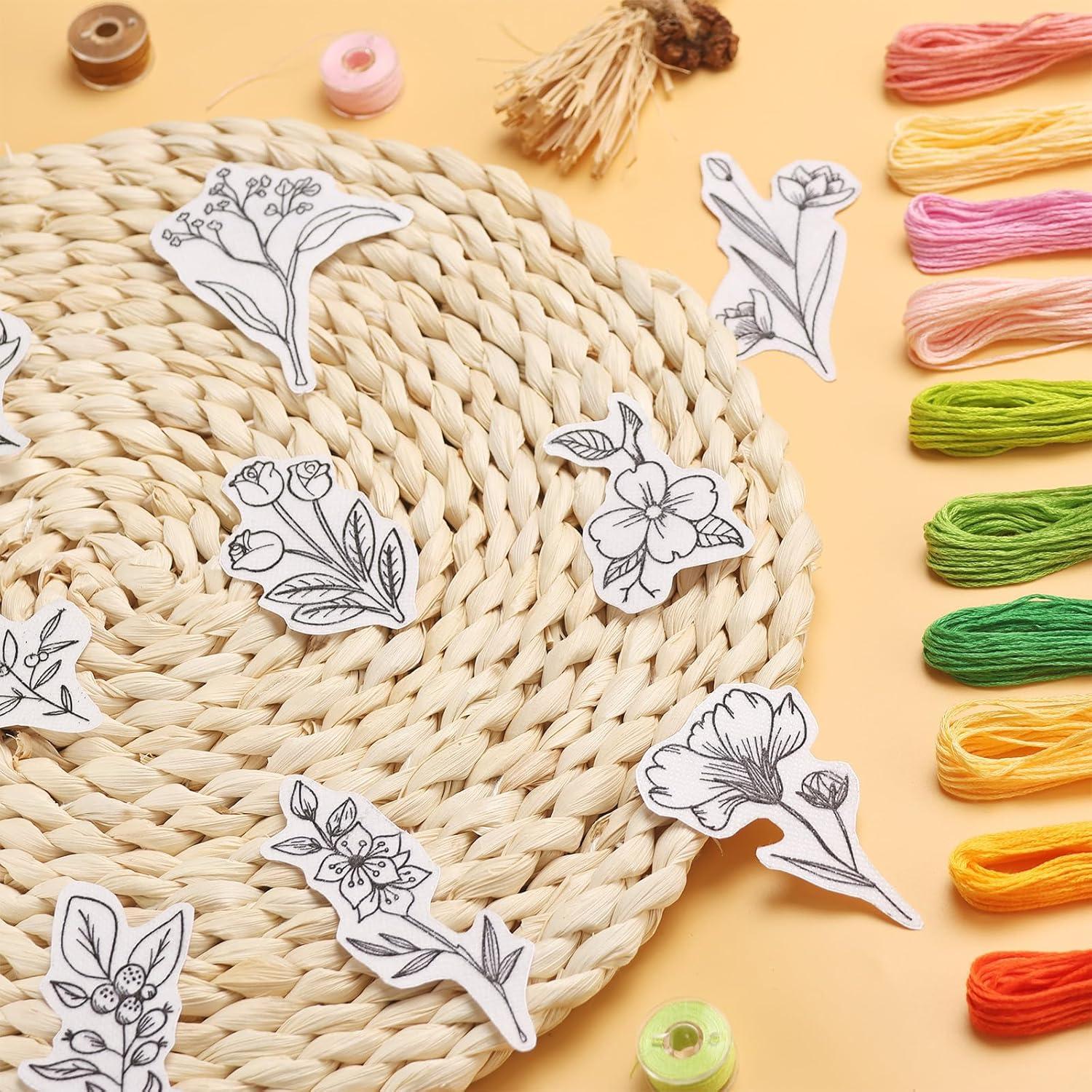 Patemby 50 Piezas Estabilizadores de Bordado Solubles en Agua