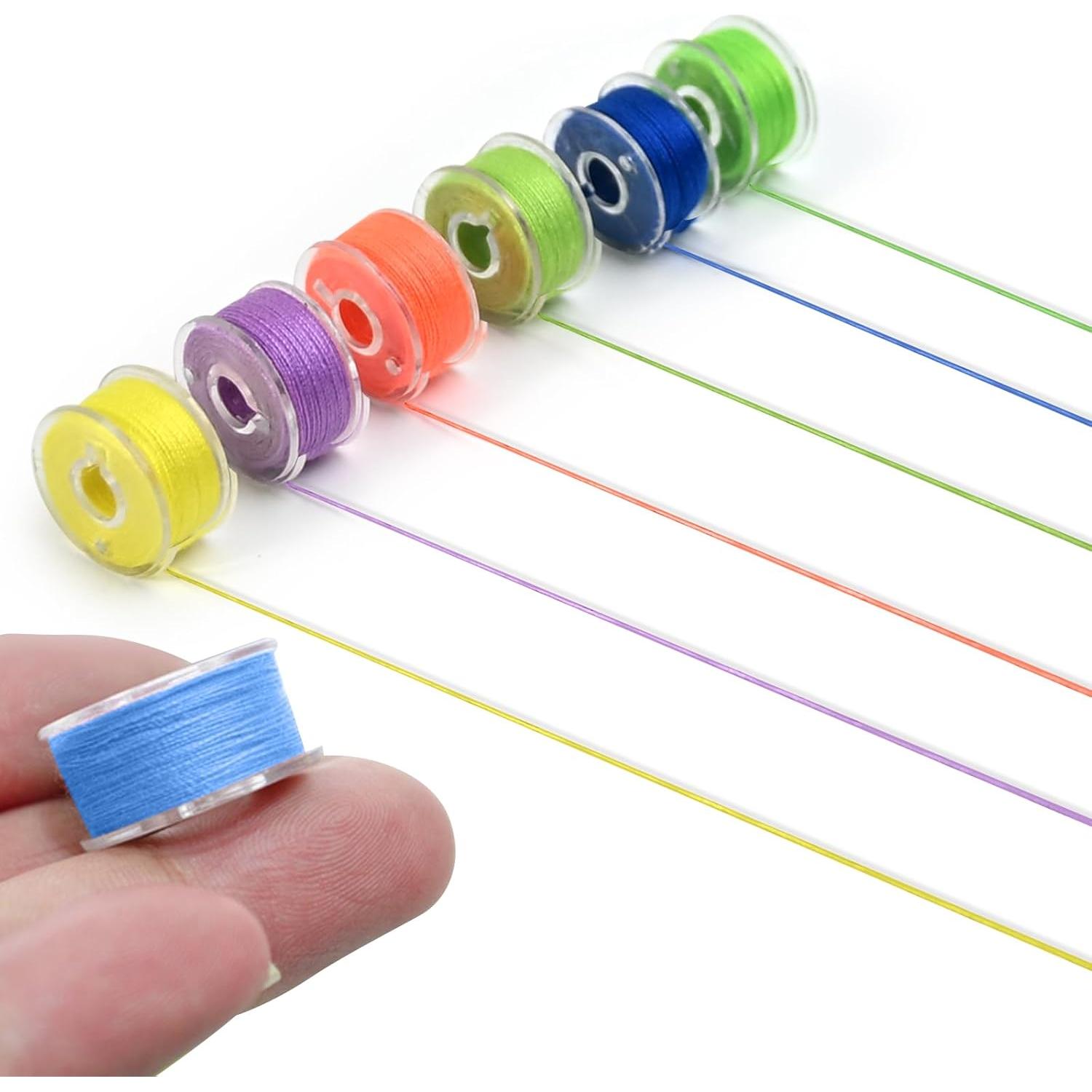 Juego de 36 Bobinas Preenhebradas y Hilos de Coser Wahijihe