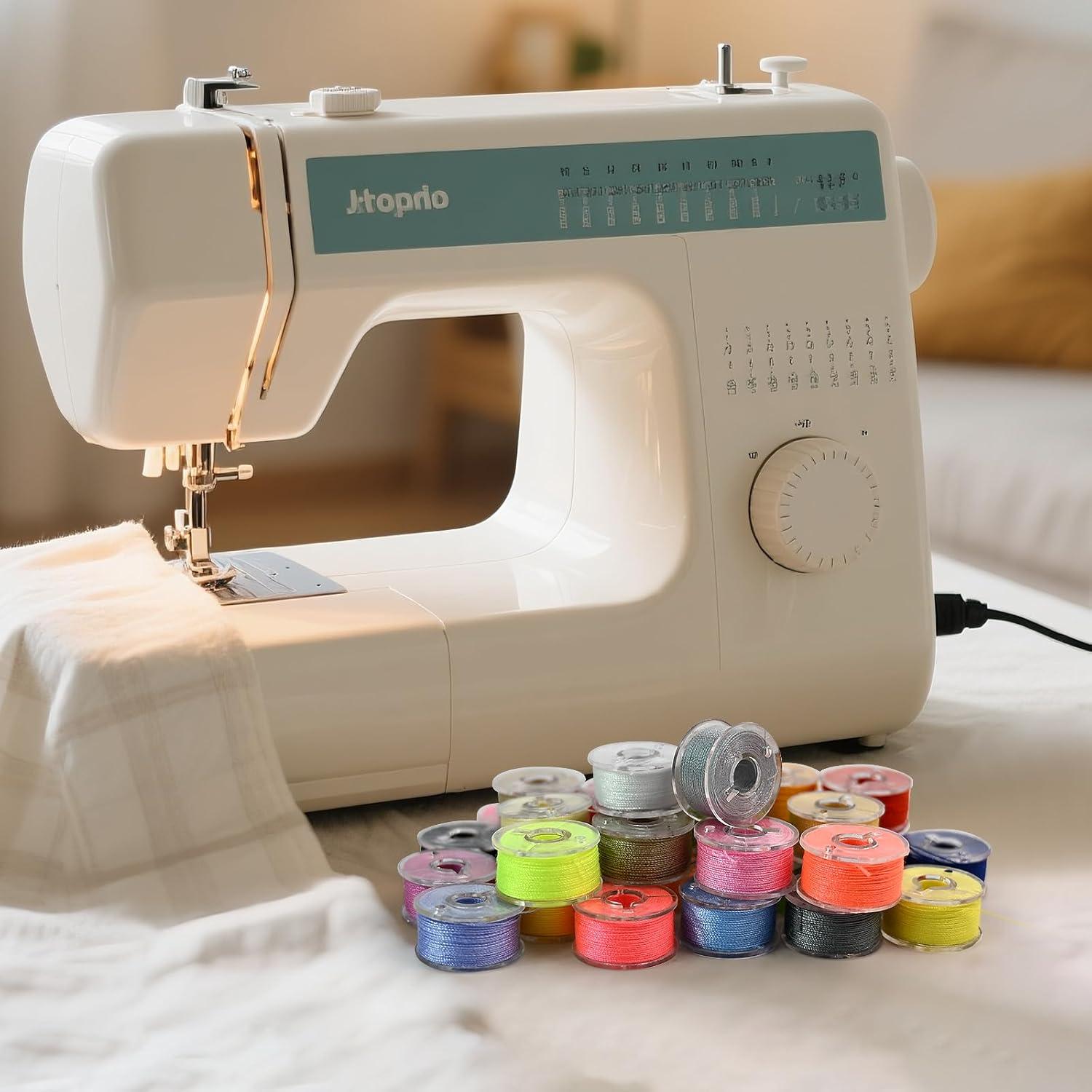 Juego de 36 Bobinas Preenhebradas y Hilos de Coser Wahijihe