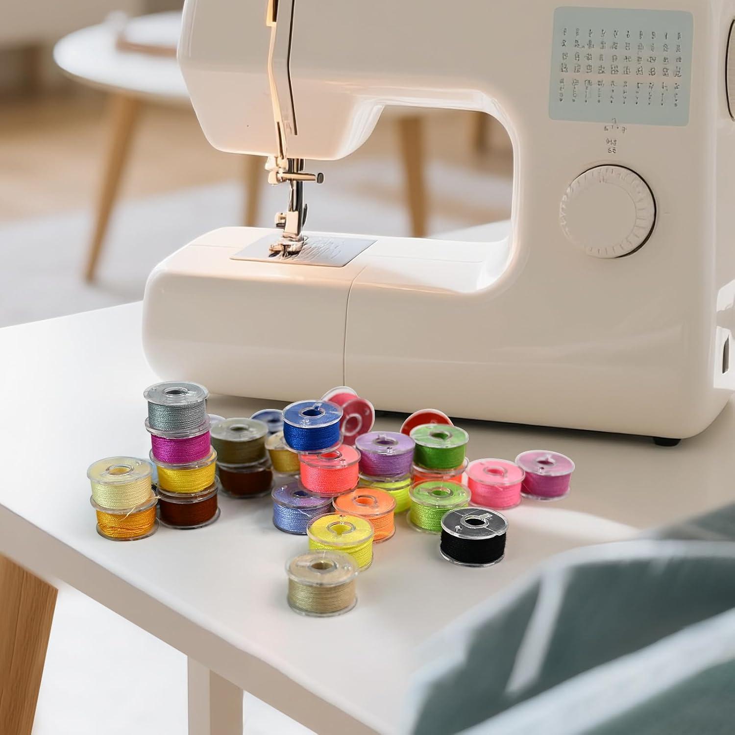 Juego de 36 Bobinas Preenhebradas y Hilos de Coser Wahijihe