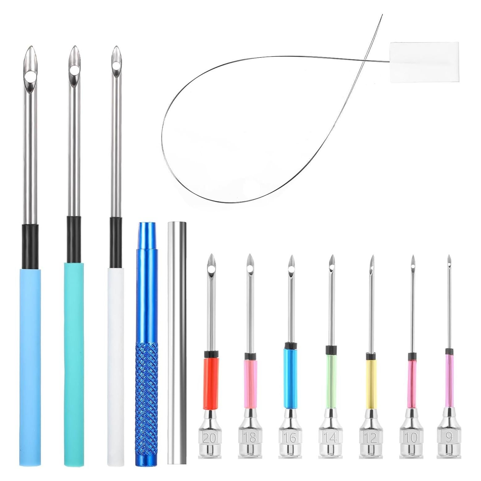 Kit de Agujas de Punch AOZUO 13 Piezas con Almacenamiento