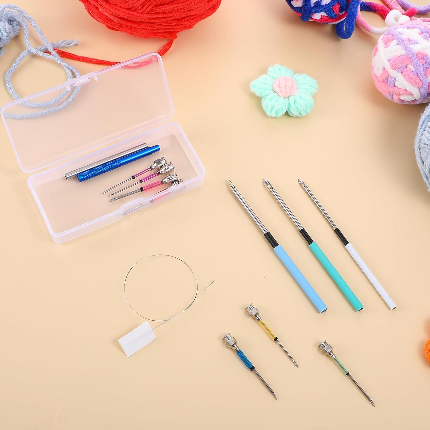 Kit de Agujas de Punch AOZUO 13 Piezas con Almacenamiento