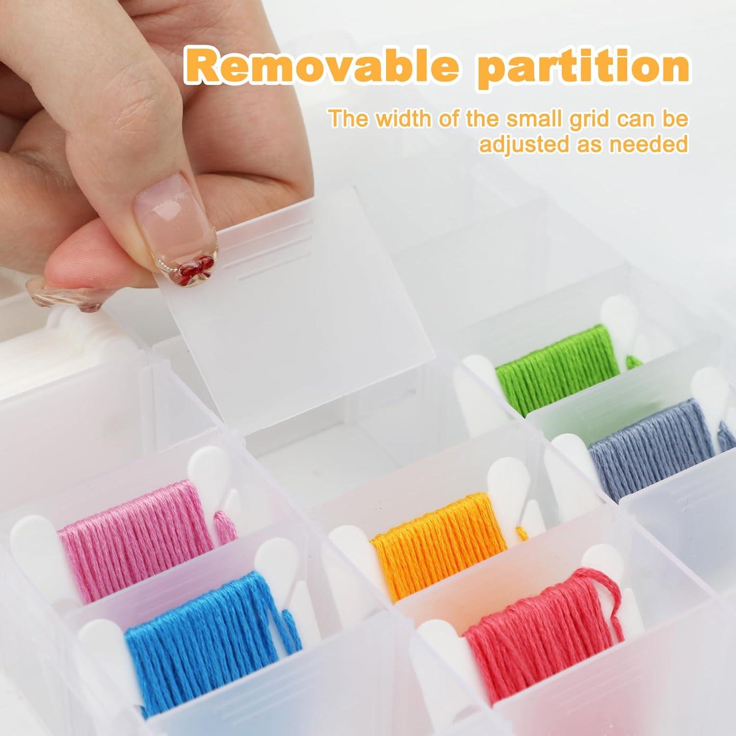 Organizador de Hilo de Bordado ROLYTA 400 Bobinas Plástico