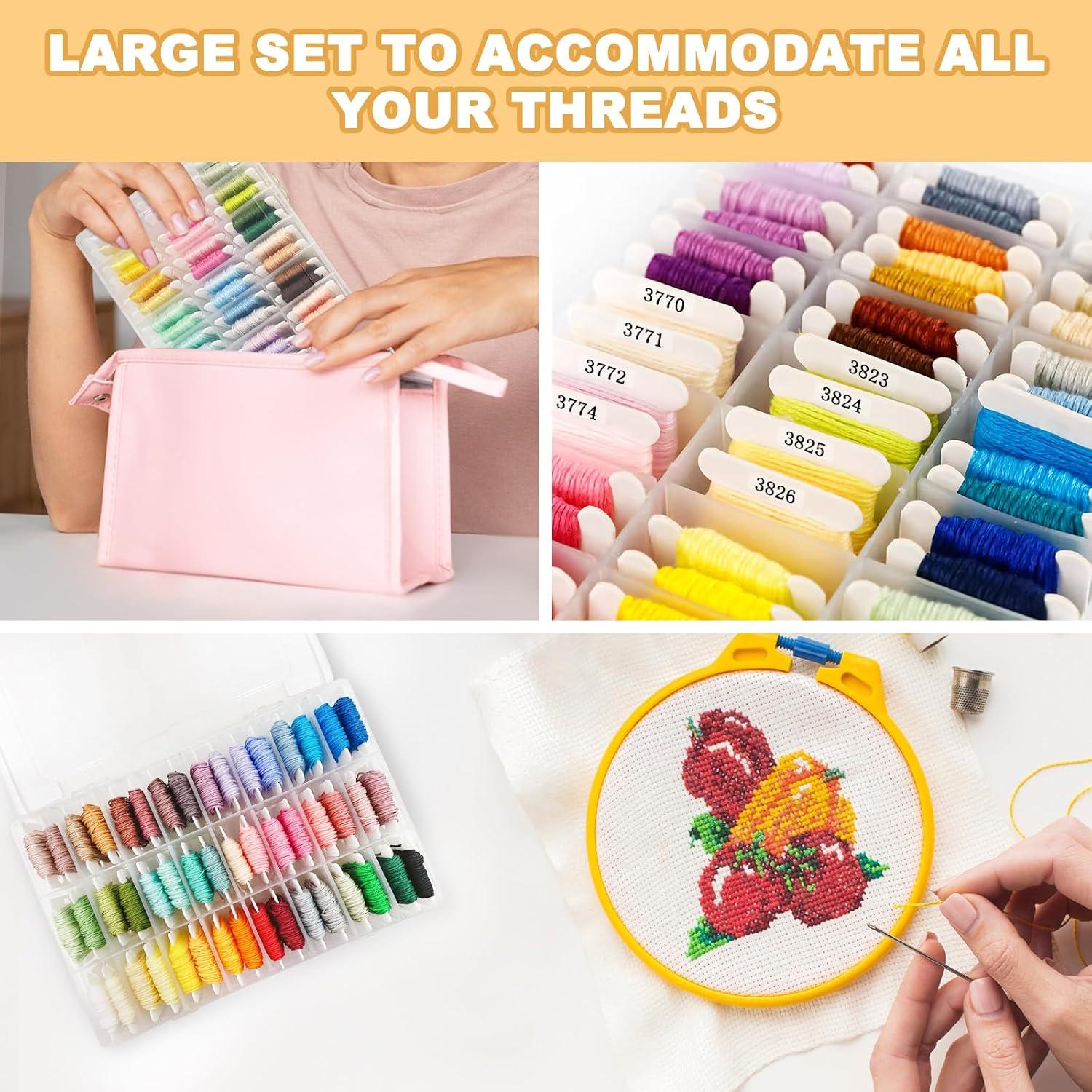 Organizador de Hilo de Bordado ROLYTA 400 Bobinas Plástico