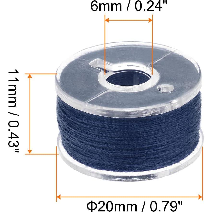 Juego de Hilos de Bobina Preenhebrados Harfington 25 Piezas