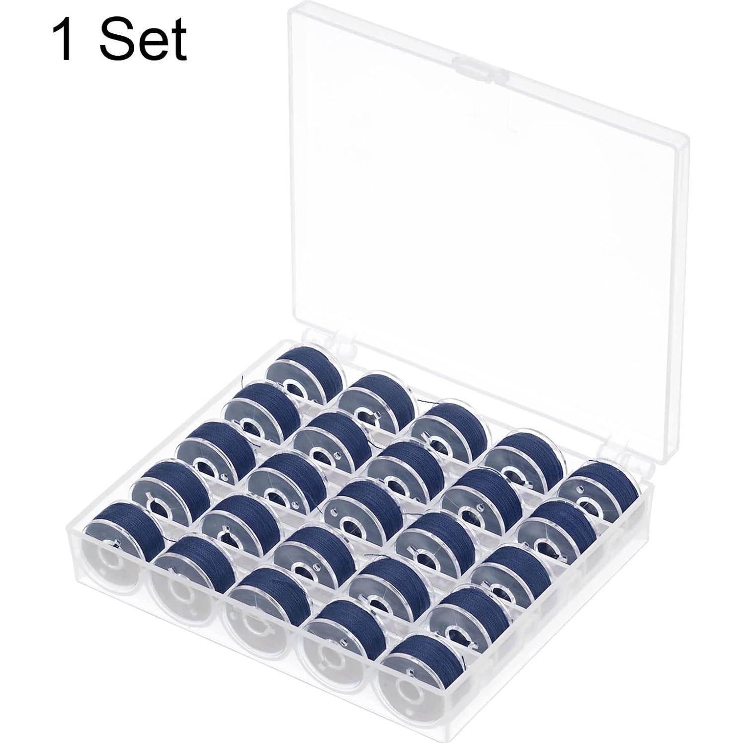 Juego de Hilos de Bobina Preenhebrados Harfington 25 Piezas