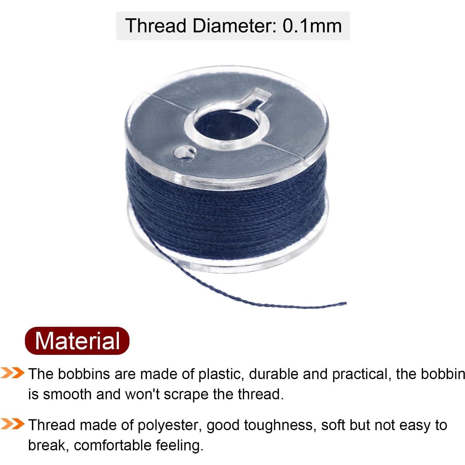 Juego de Hilos de Bobina Preenhebrados Harfington 25 Piezas