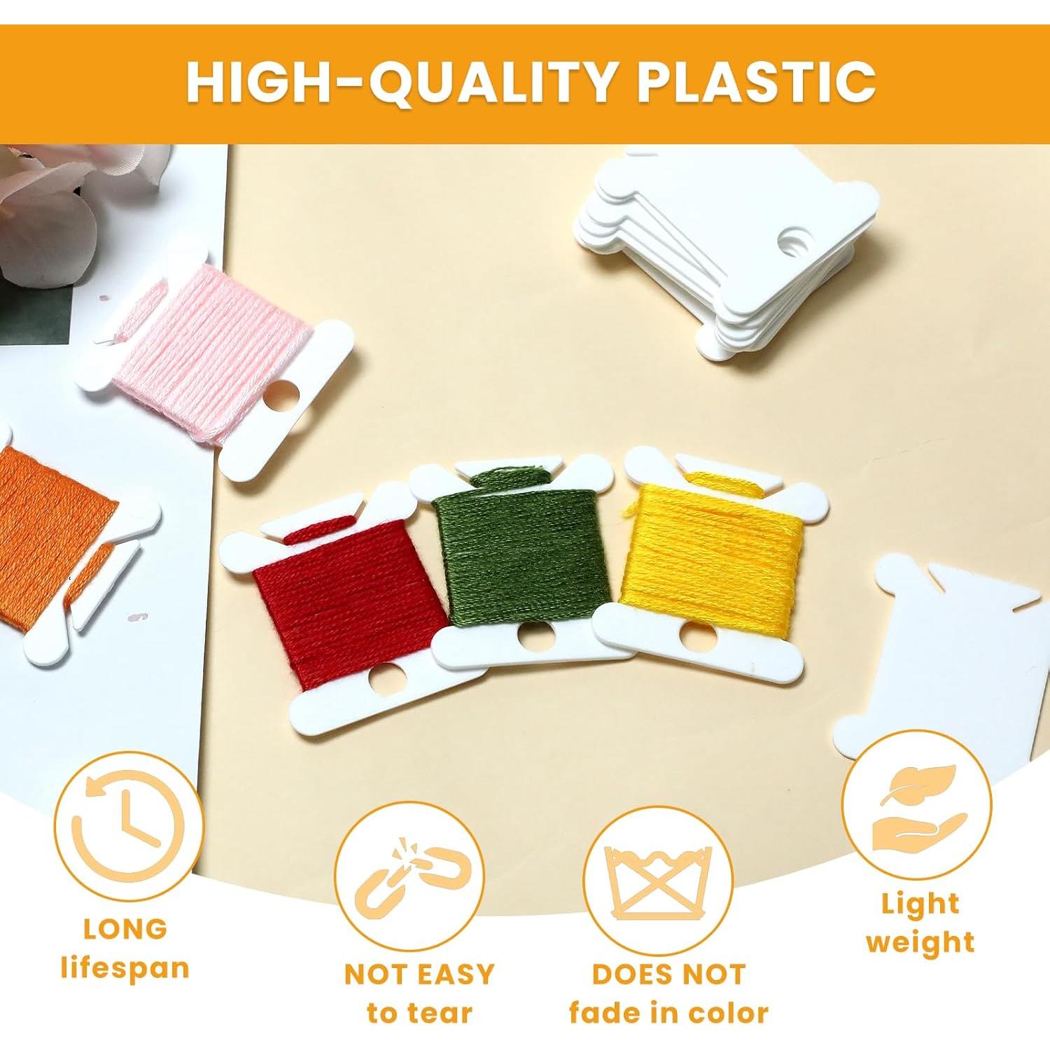 200 Bobinas de Hilo de Bordado Gabrella - Almacenamiento DIY