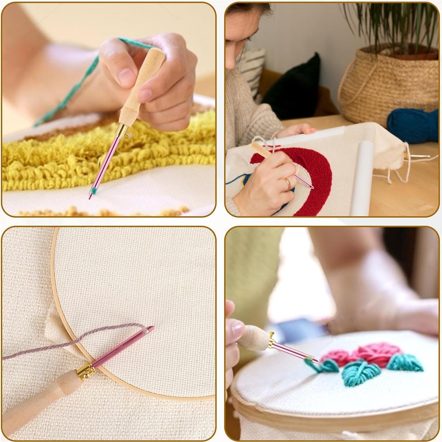 Kit de Agujas de Punch COMNICO 10 Piezas para Bordado DIY