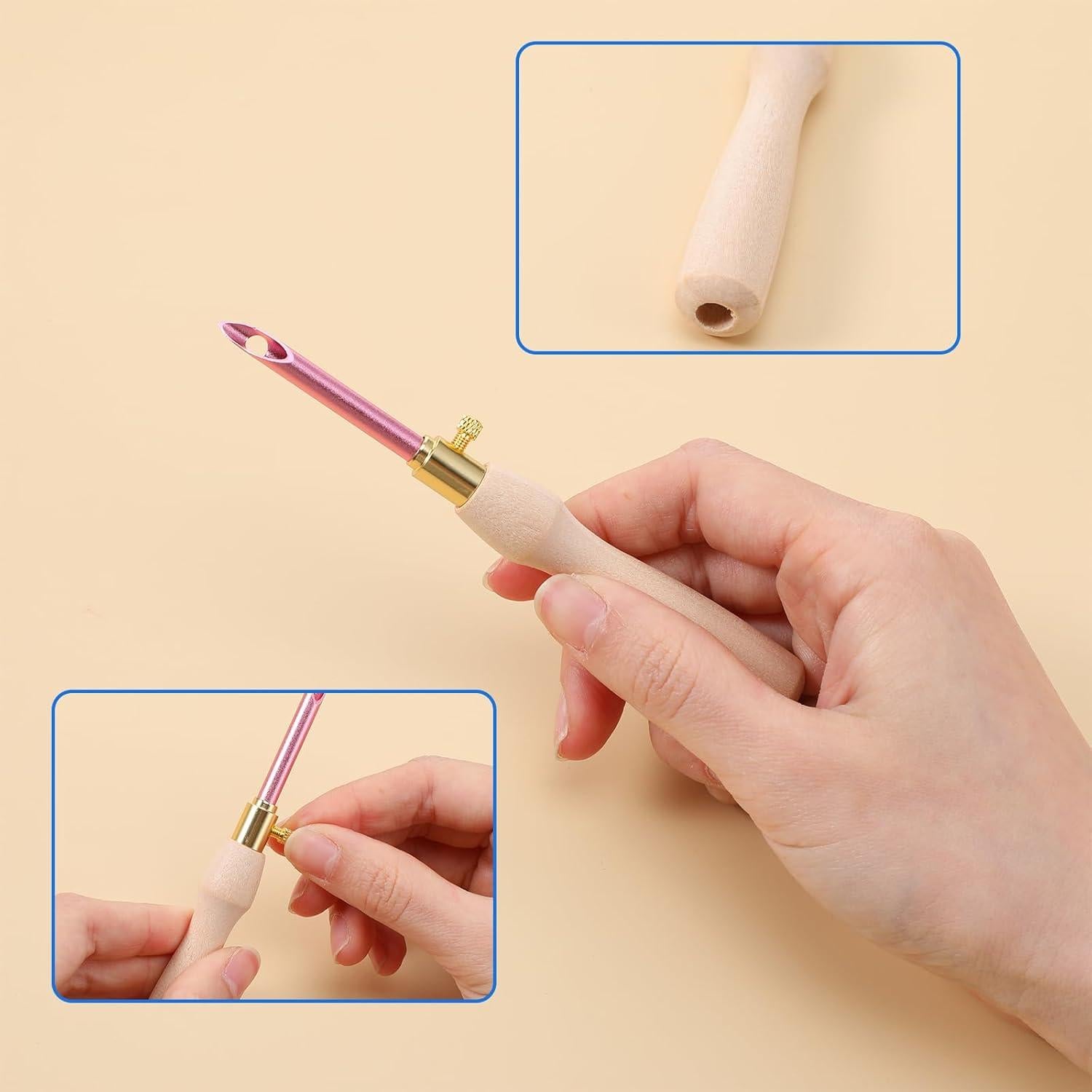 Kit de Agujas de Punch COMNICO 10 Piezas para Bordado DIY