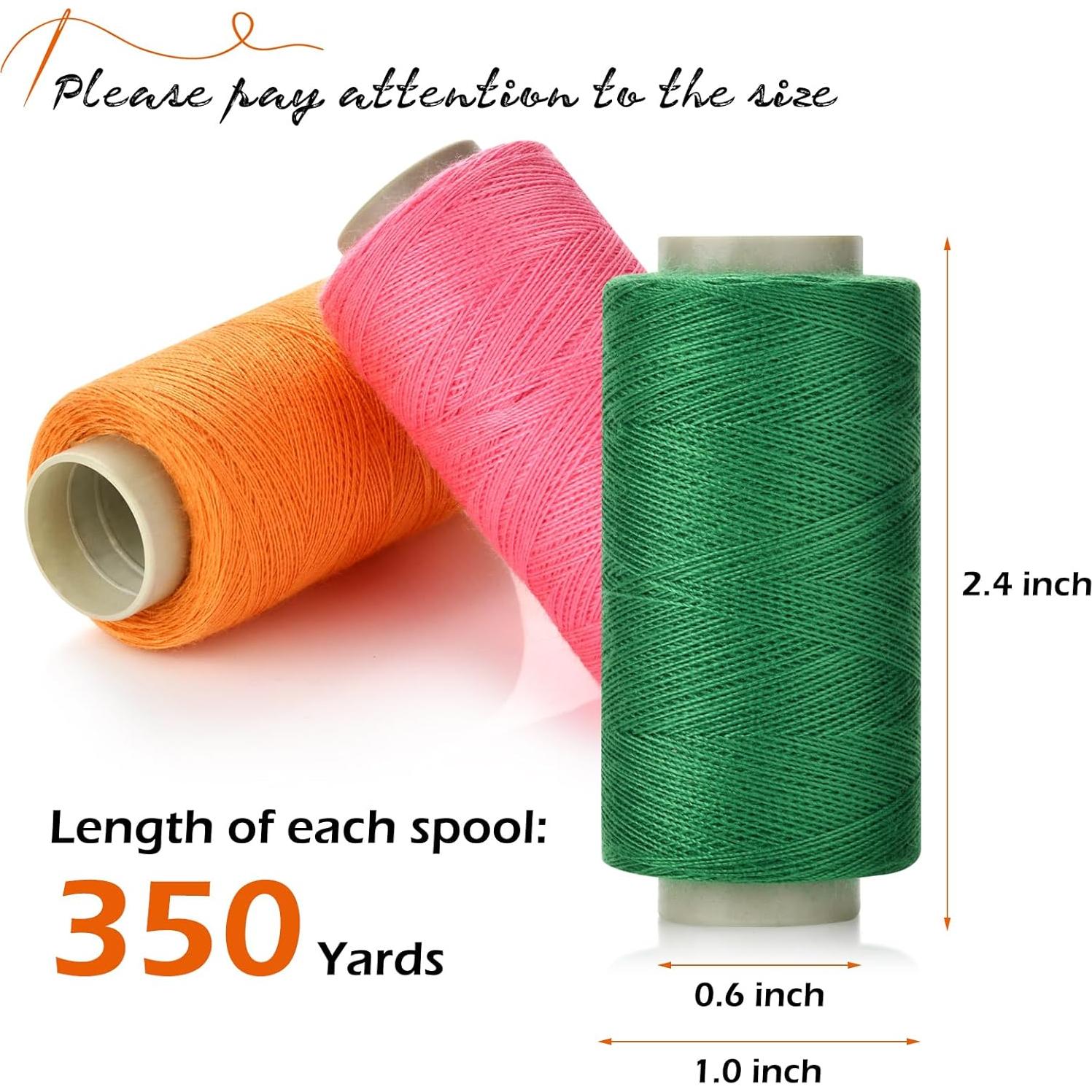 Kit de Hilo de Coser Wteehn 12 Colores 320m con Agujas