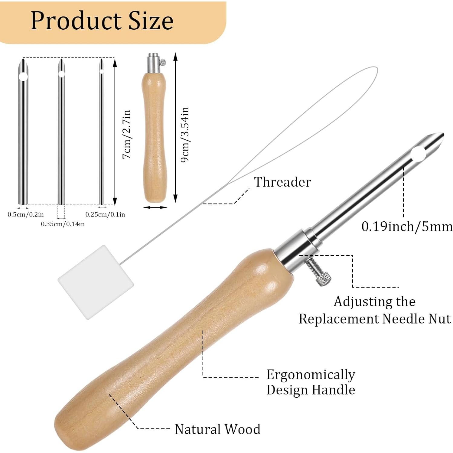 Conjunto de Agujas de Punch Oruola 5 Piezas para Bordado