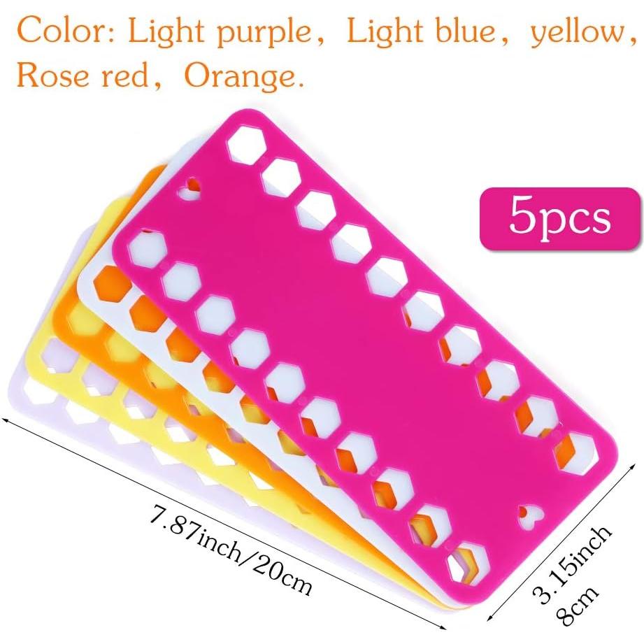 5 Bobinas de Hilo de Plástico LOKUNN para Costura y Bordado