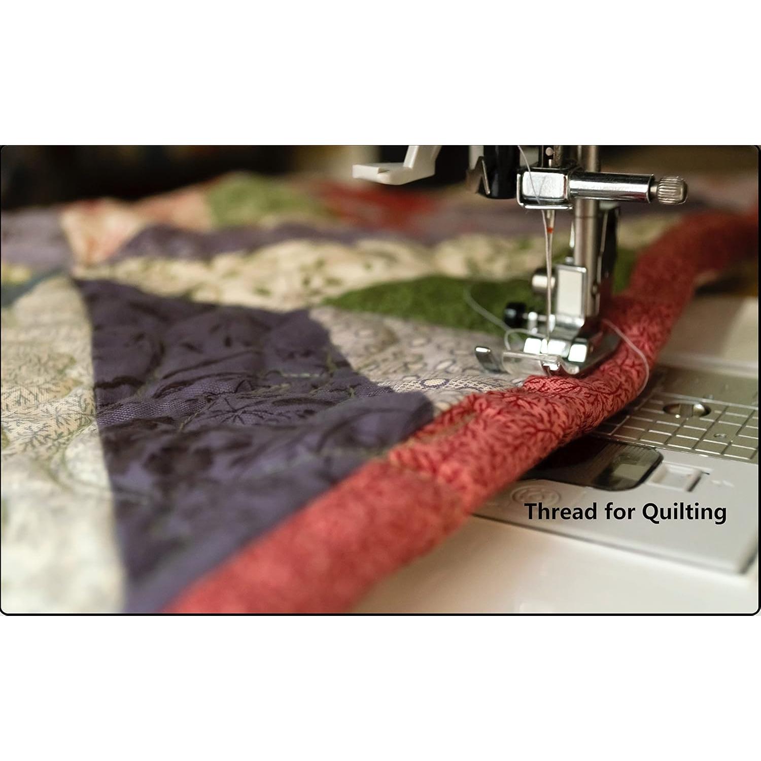 Hilo de poliéster Simthread 400 yardas blanco y negro