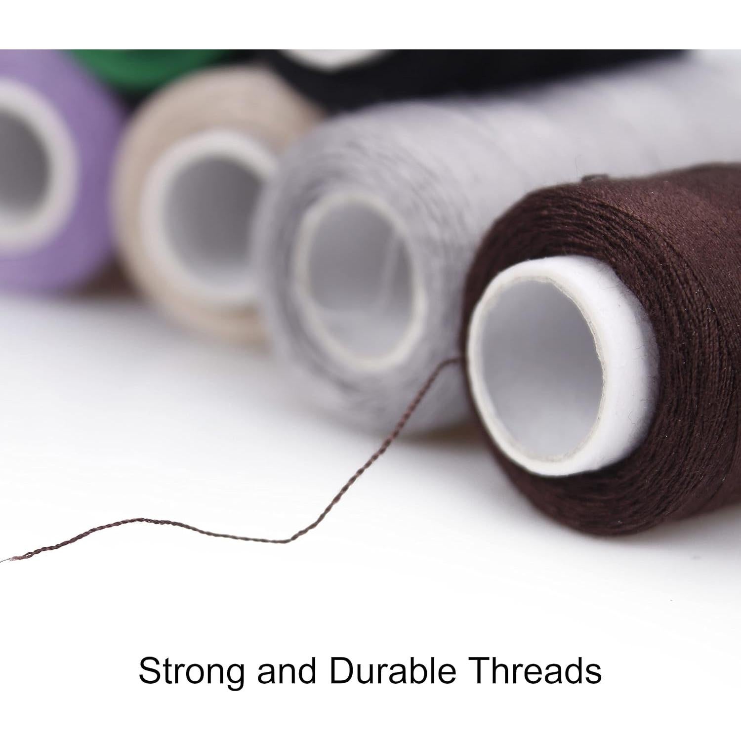 Juego de 12 bobinas de hilo de poliéster Ryalan 350m