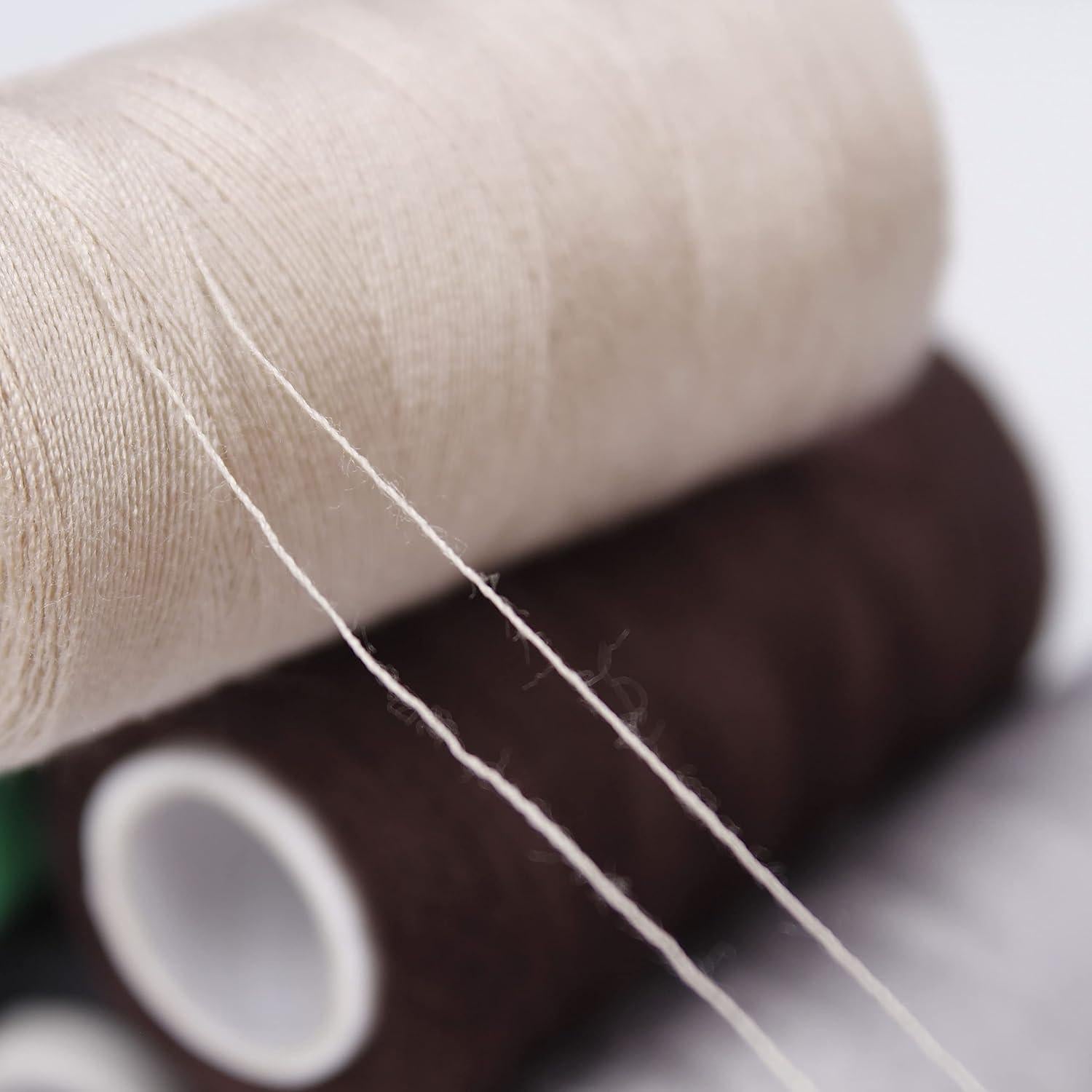 Juego de 12 bobinas de hilo de poliéster Ryalan 350m