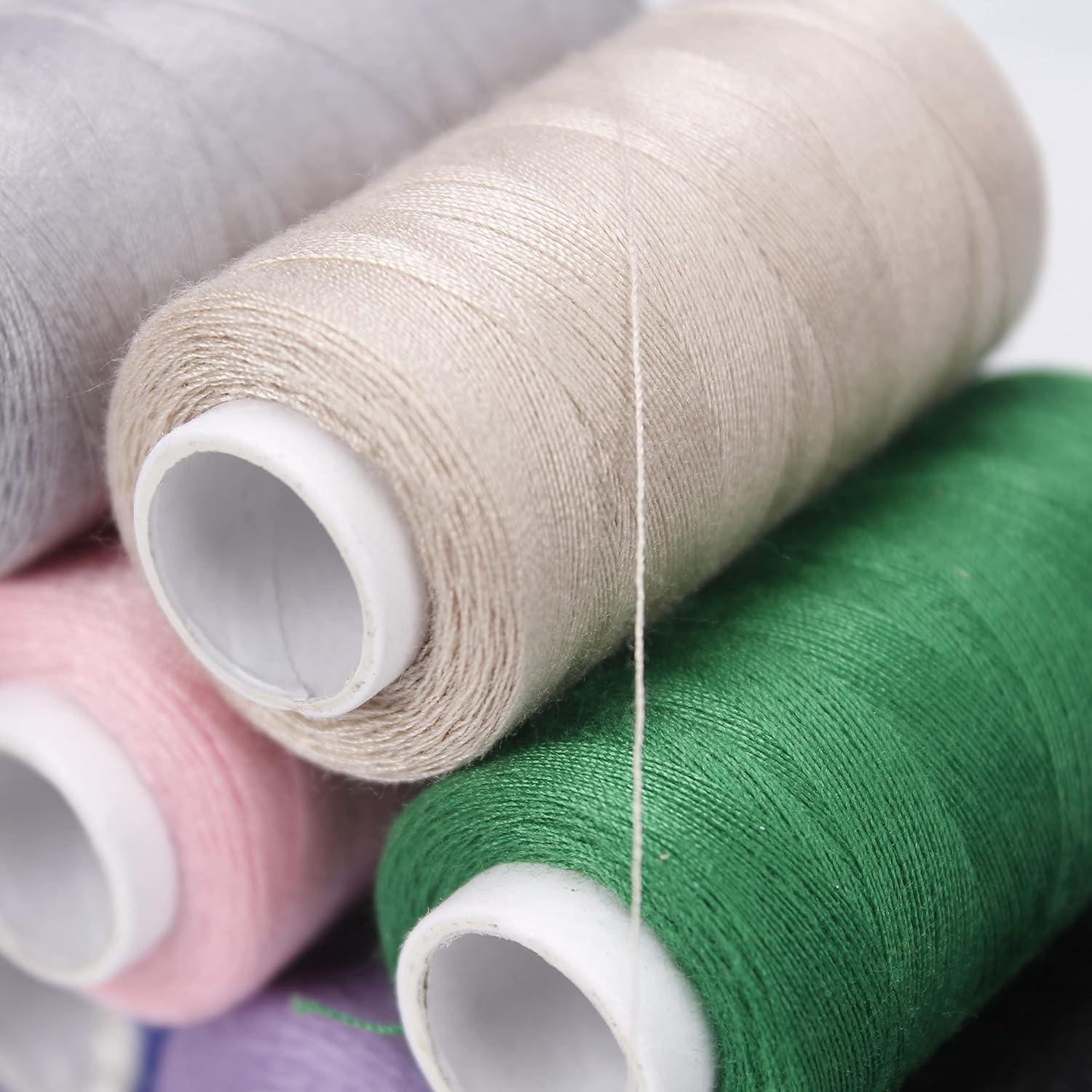 Juego de 12 bobinas de hilo de poliéster Ryalan 350m