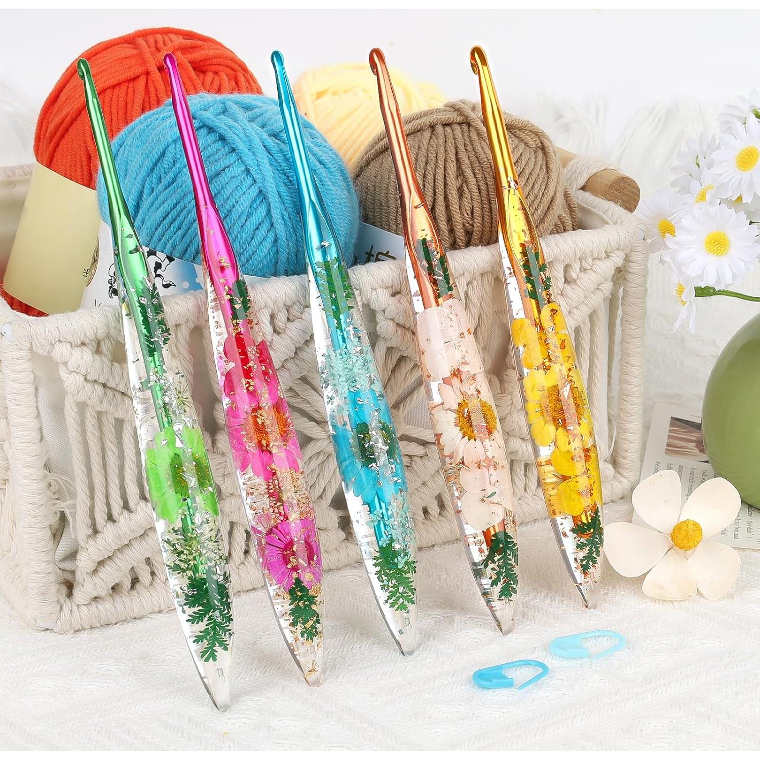 Juego de Ganchillos Coopay 5 PZS Ergonomicos 4-6mm con Estuche