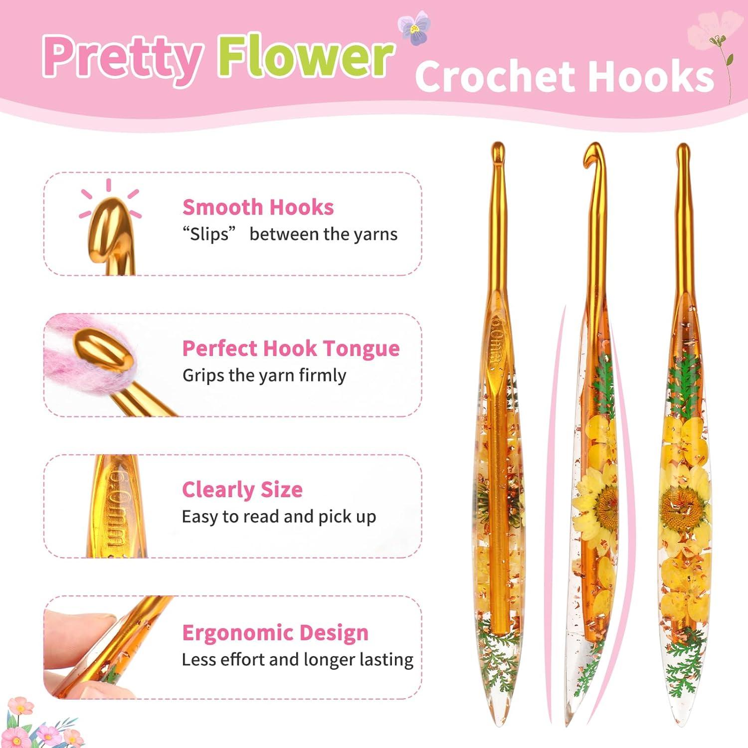 Juego de Ganchillos Coopay 5 PZS Ergonomicos 4-6mm con Estuche