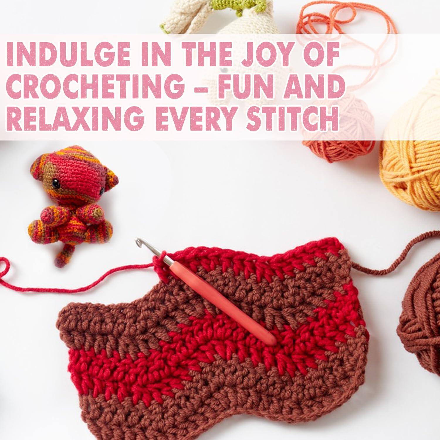 Set de Ganchos de Crochet TOGETRUE 12 Tamaños 2.0-8.0mm