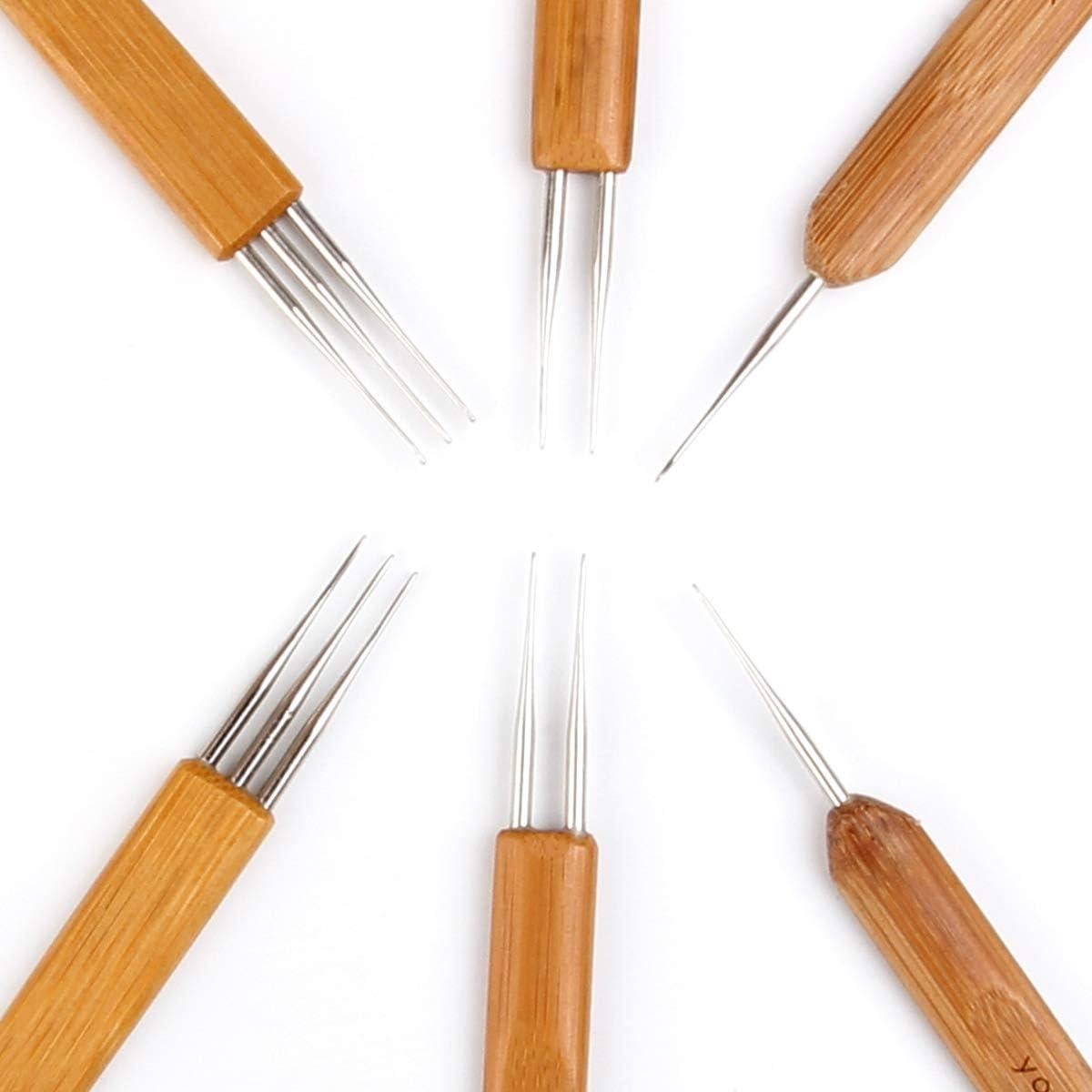 Ganchos de Dreadlocks de Crochet ZQIAN 0.5mm - Set de 3