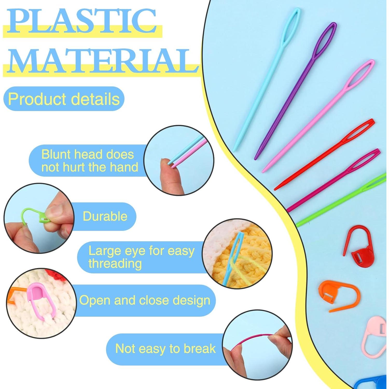 Juego de Ganchillos Ergonómicos Kogyxe 10 Piezas con Bolsa