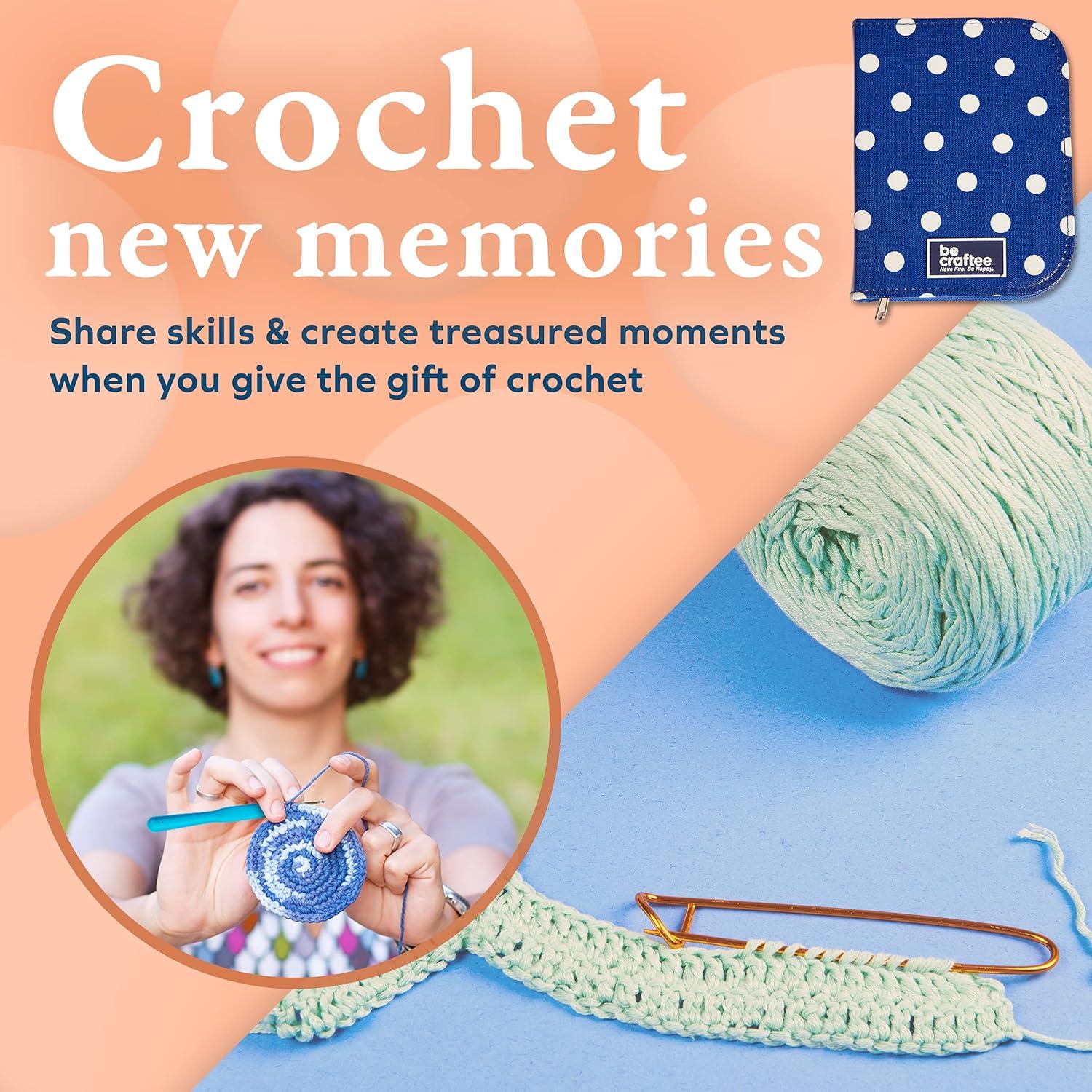 Kit de Ganchillos BeCraftee - 31 Piezas Ergonómicas y Accesorios