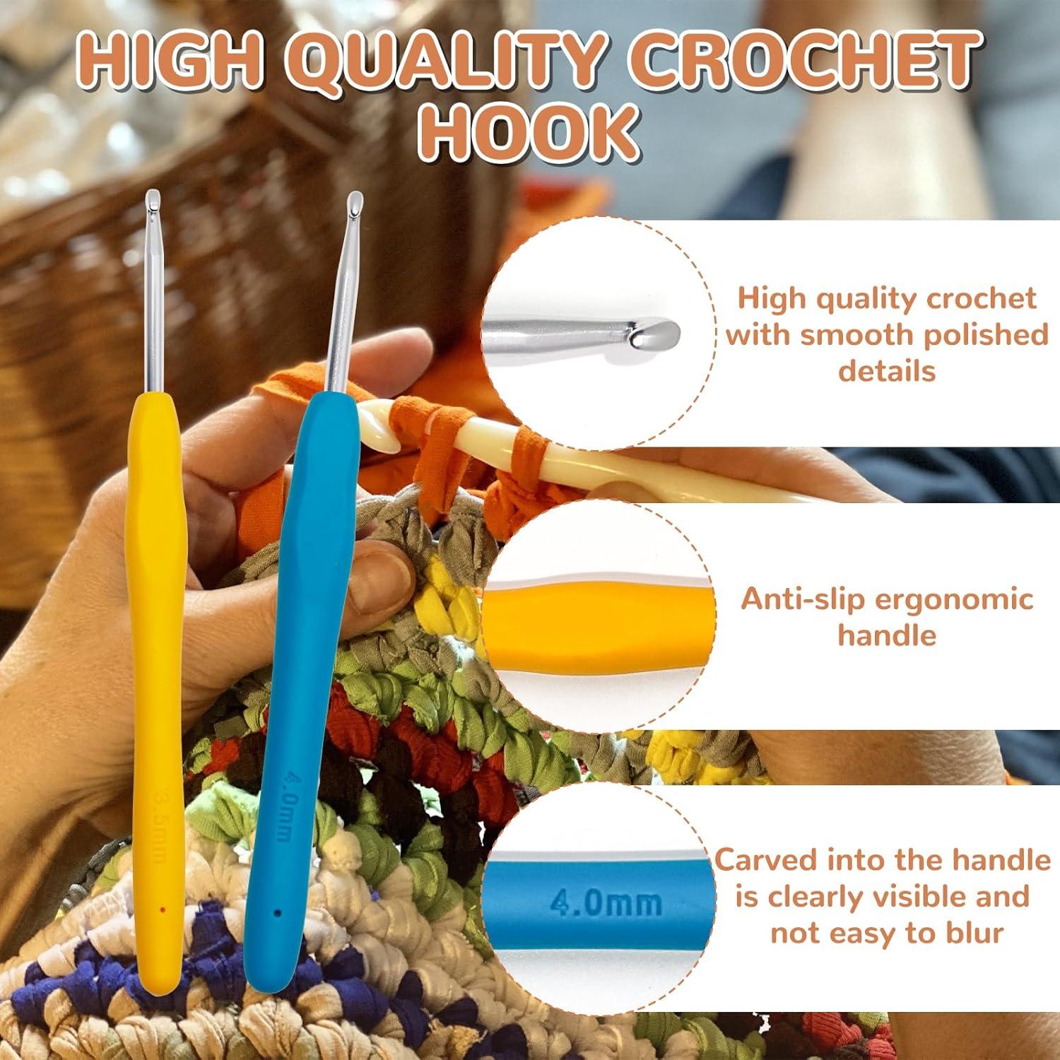 Kit de Ganchillos Ergonómicos 58 Piezas GANBDONGH