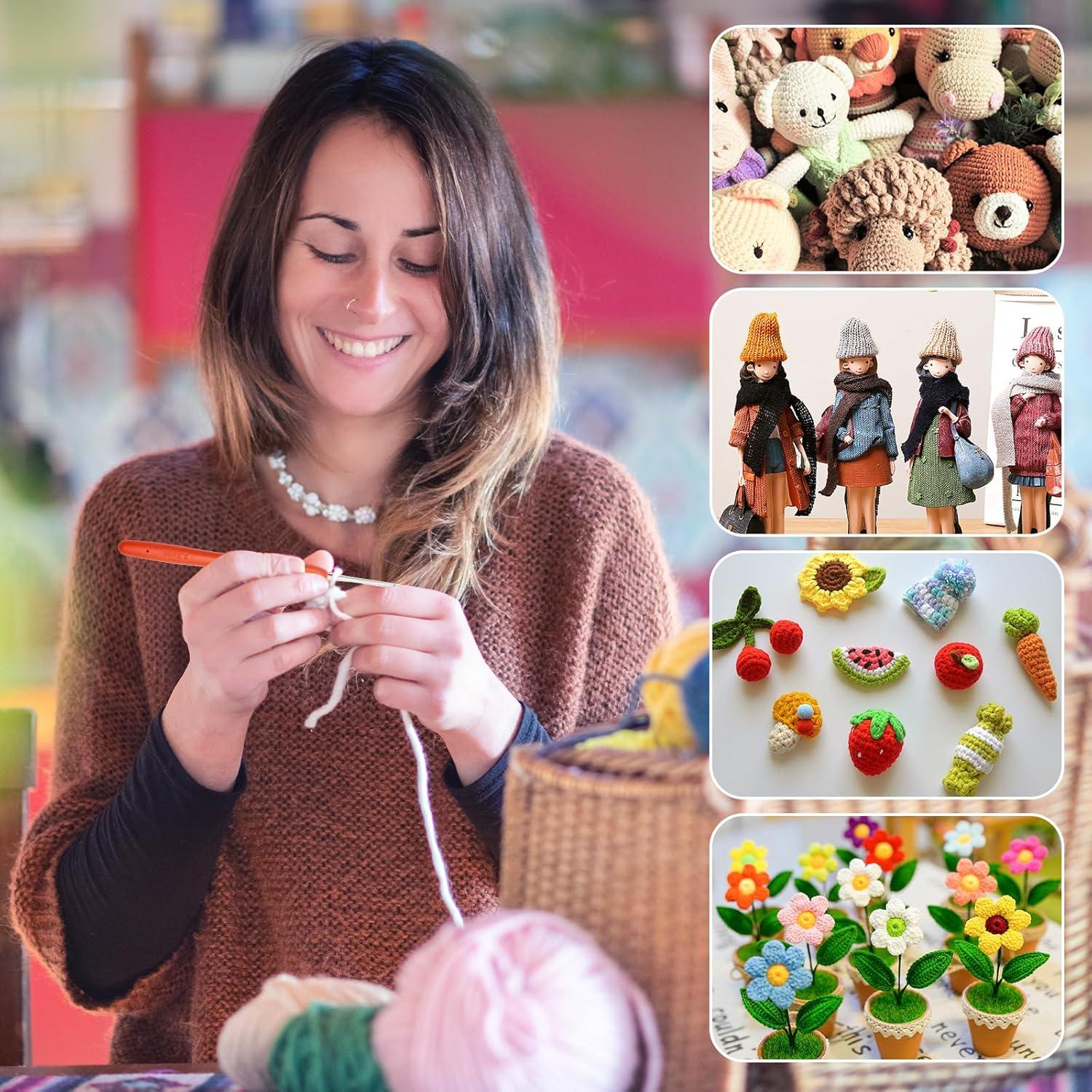 Kit de Ganchillos Ergonómicos 58 Piezas GANBDONGH