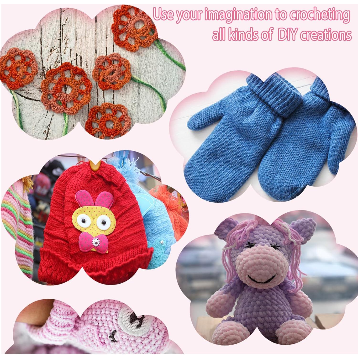 Juego de Ganchillos Ergonomicos Katech 8 Pcs 2.5mm-6mm