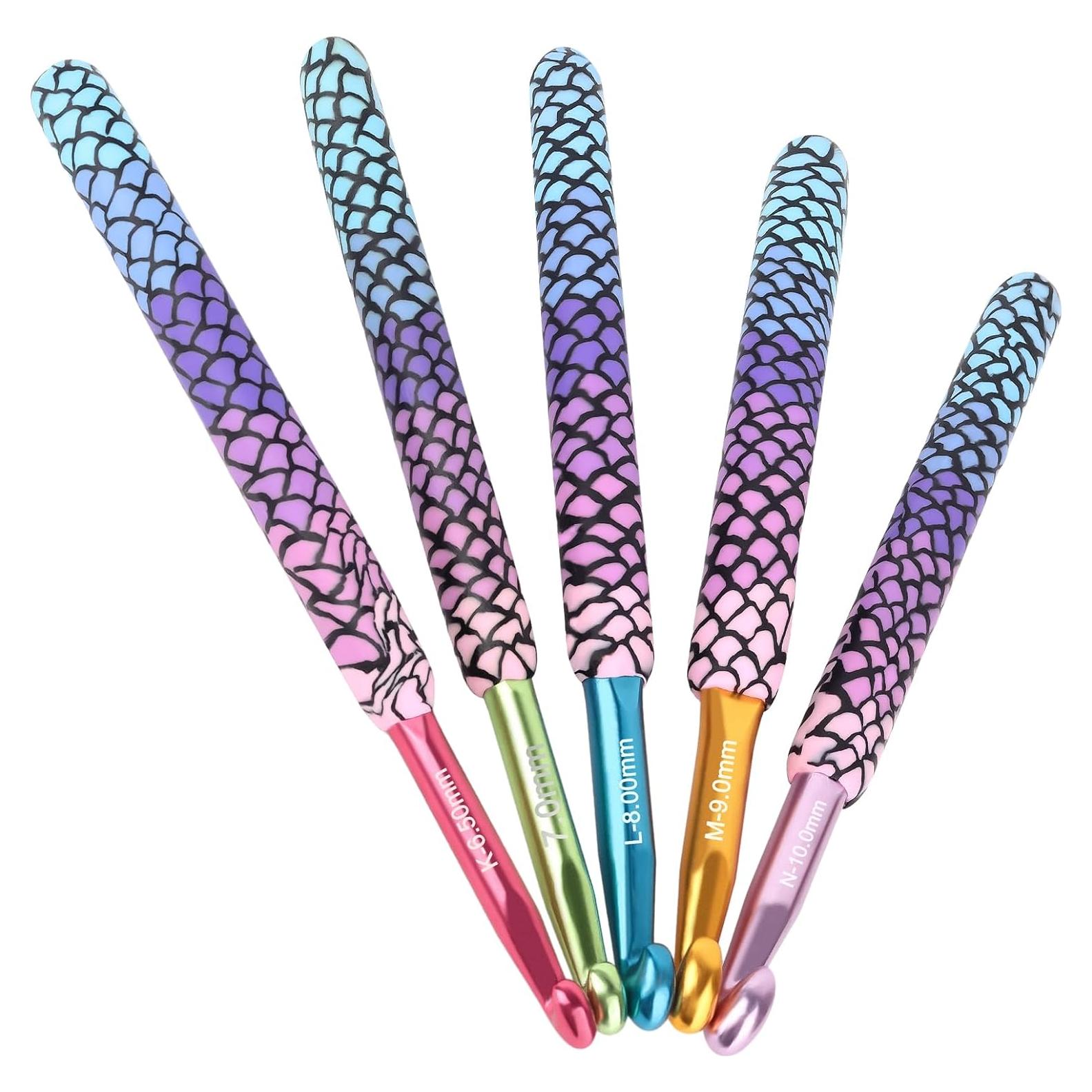 Juego de Ganchillos Coopay 6.5mm a 10mm con Agarre Ergonómico