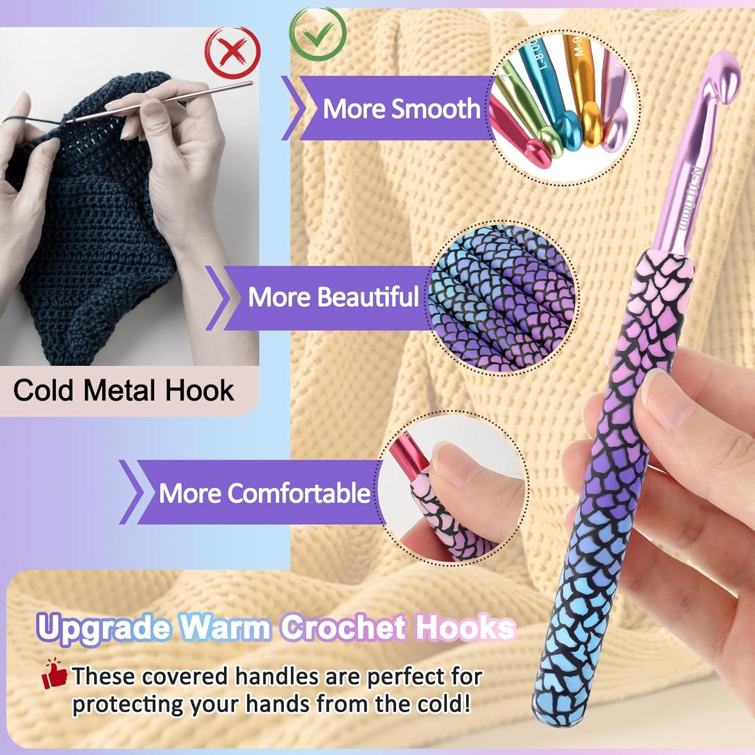 Juego de Ganchillos Coopay 6.5mm a 10mm con Agarre Ergonómico