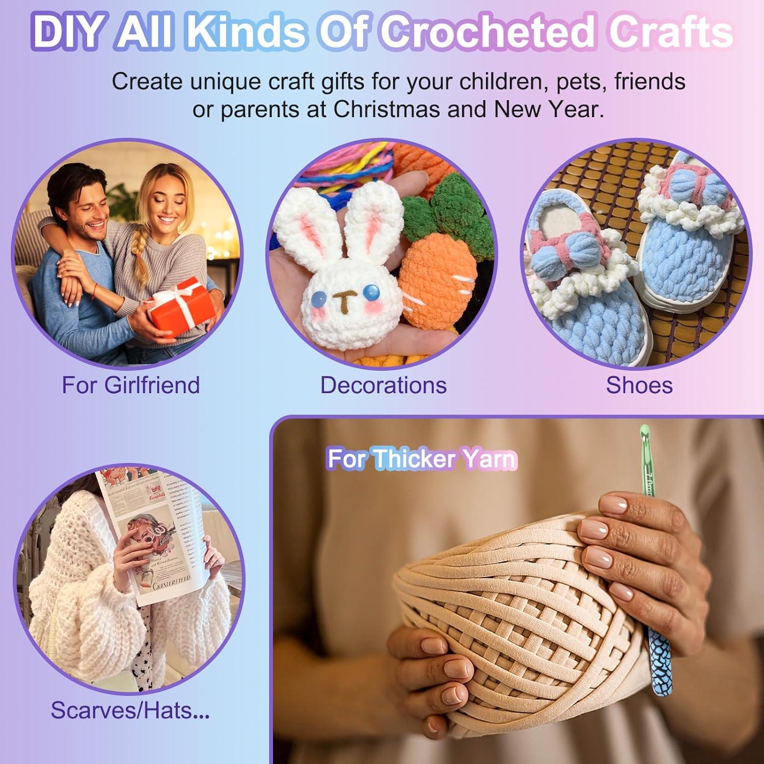 Juego de Ganchillos Coopay 6.5mm a 10mm con Agarre Ergonómico