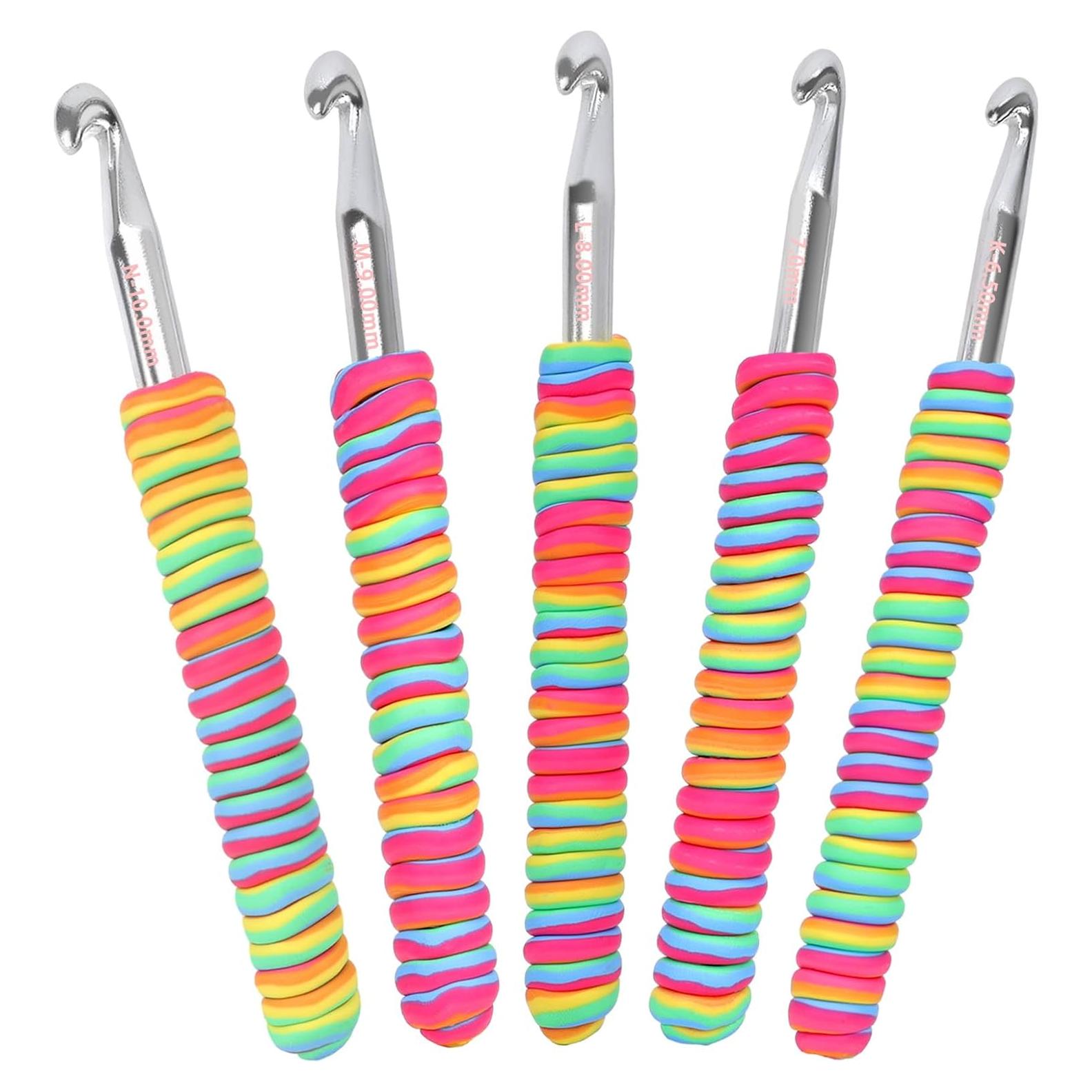 Juego de Ganchillos Grandes Coopay 6.5-10mm Antideslizante