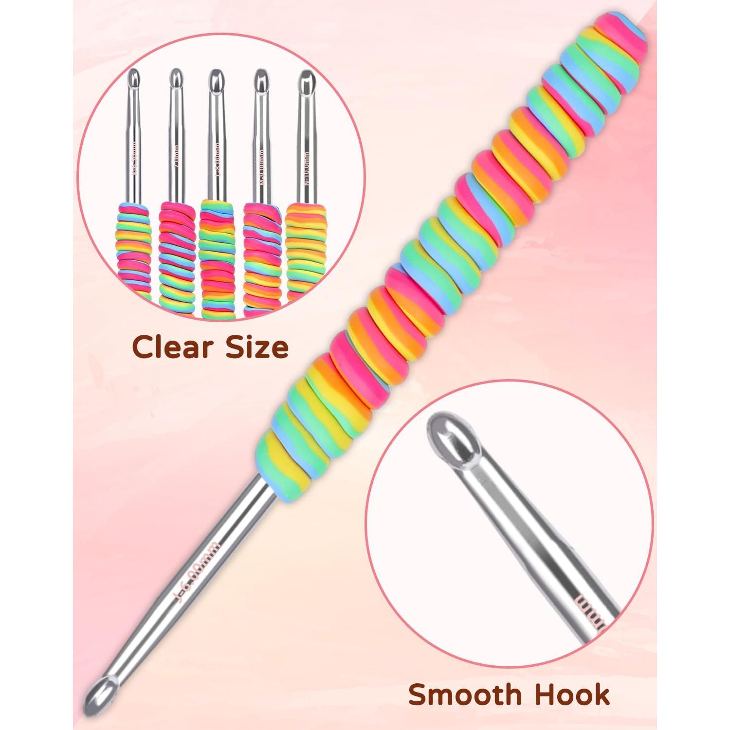 Juego de Ganchillos Grandes Coopay 6.5-10mm Antideslizante