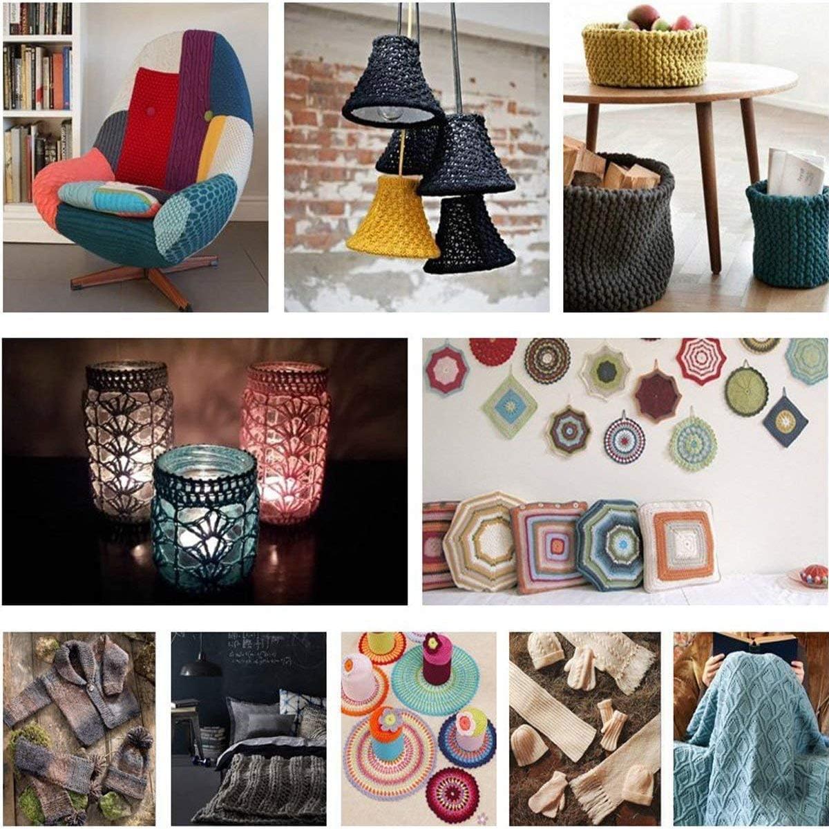 Juego de Agujas de Ganchillo YOKER 14 Tamaños Ergonomicas