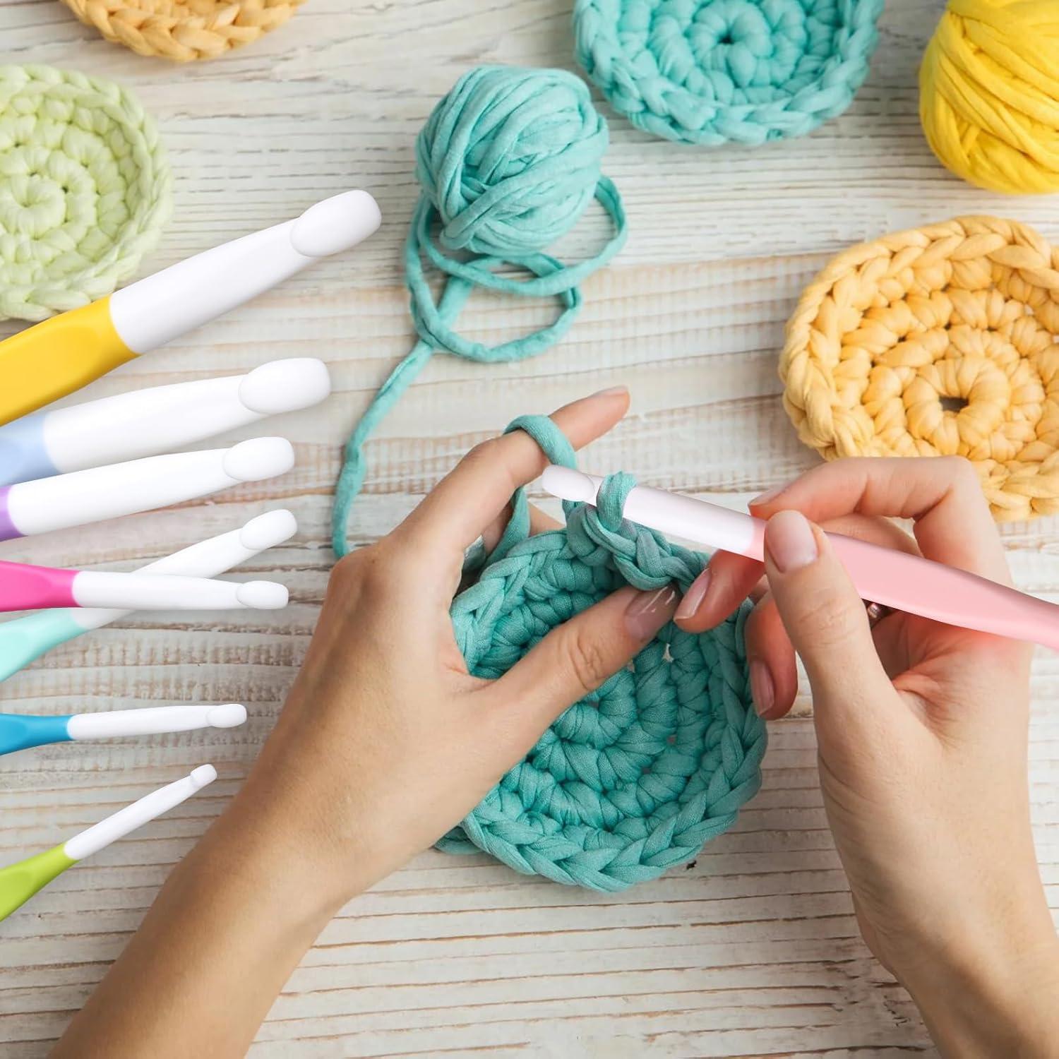 Set de Ganchos de Crochet Ergonómicos Froggod - 8 Tamaños