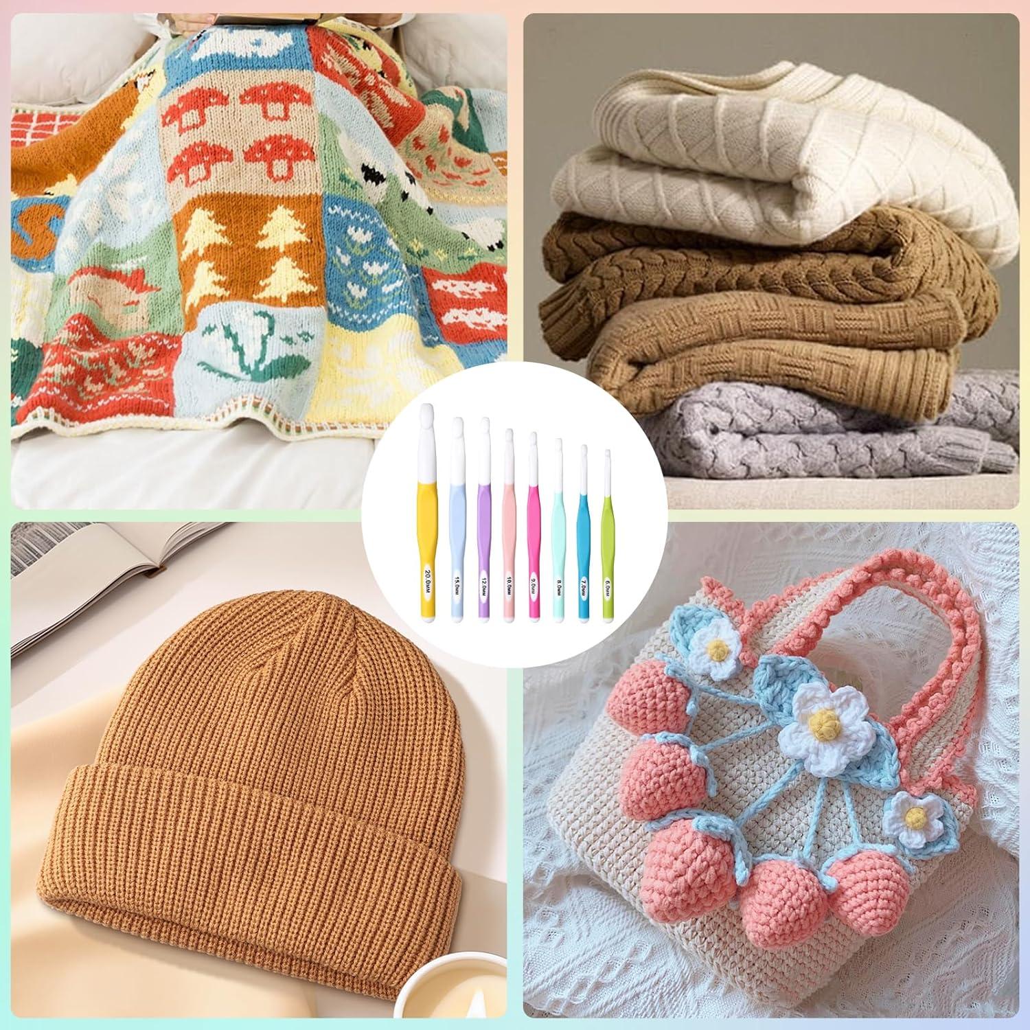 Set de Ganchos de Crochet Ergonómicos Froggod - 8 Tamaños